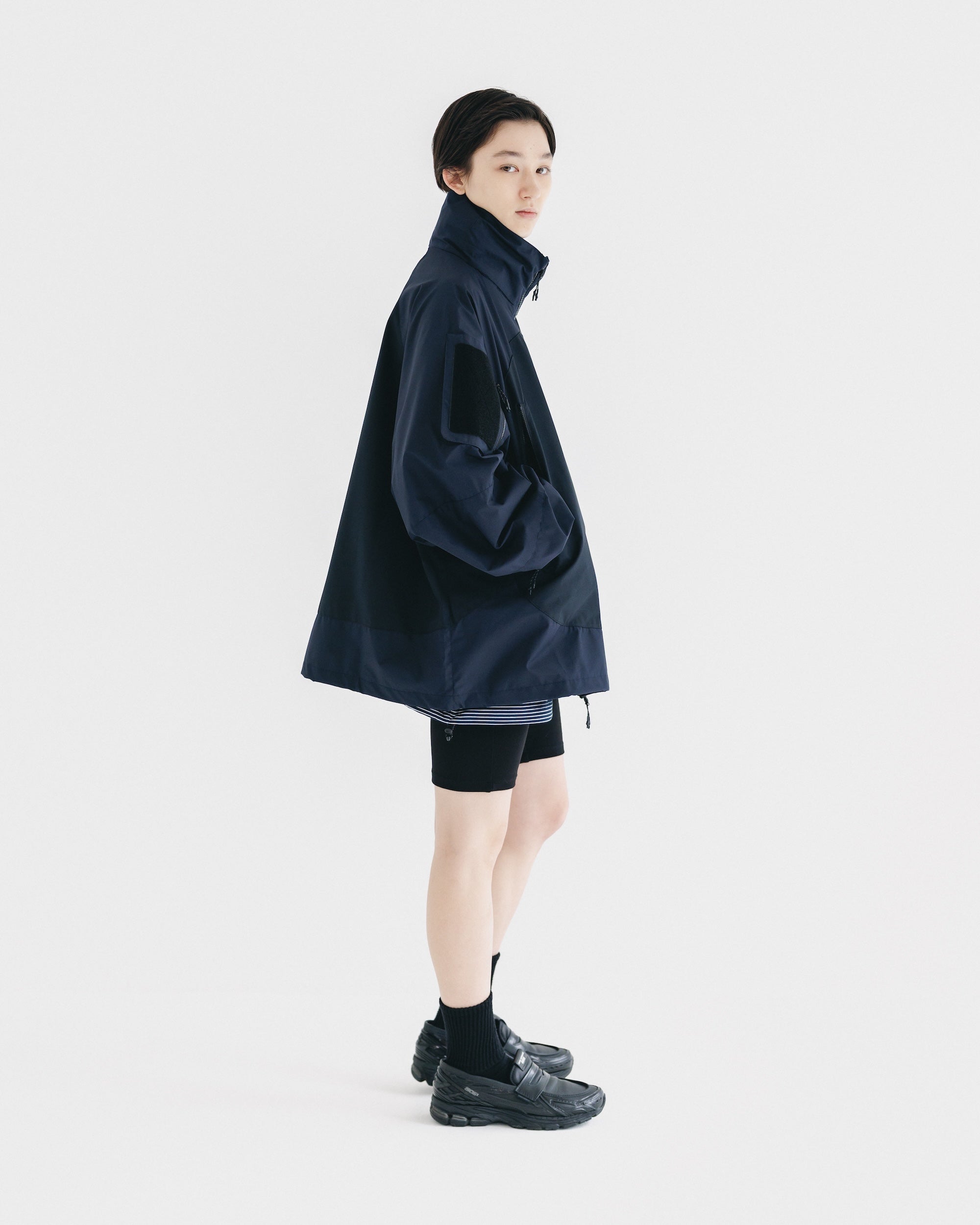【9.17 WED 20:00- IN STOCK】+phenix WINDSTOPPER® by GORE-TEX LABS CITY MILITARY JACKET (NAVY×BLACK)