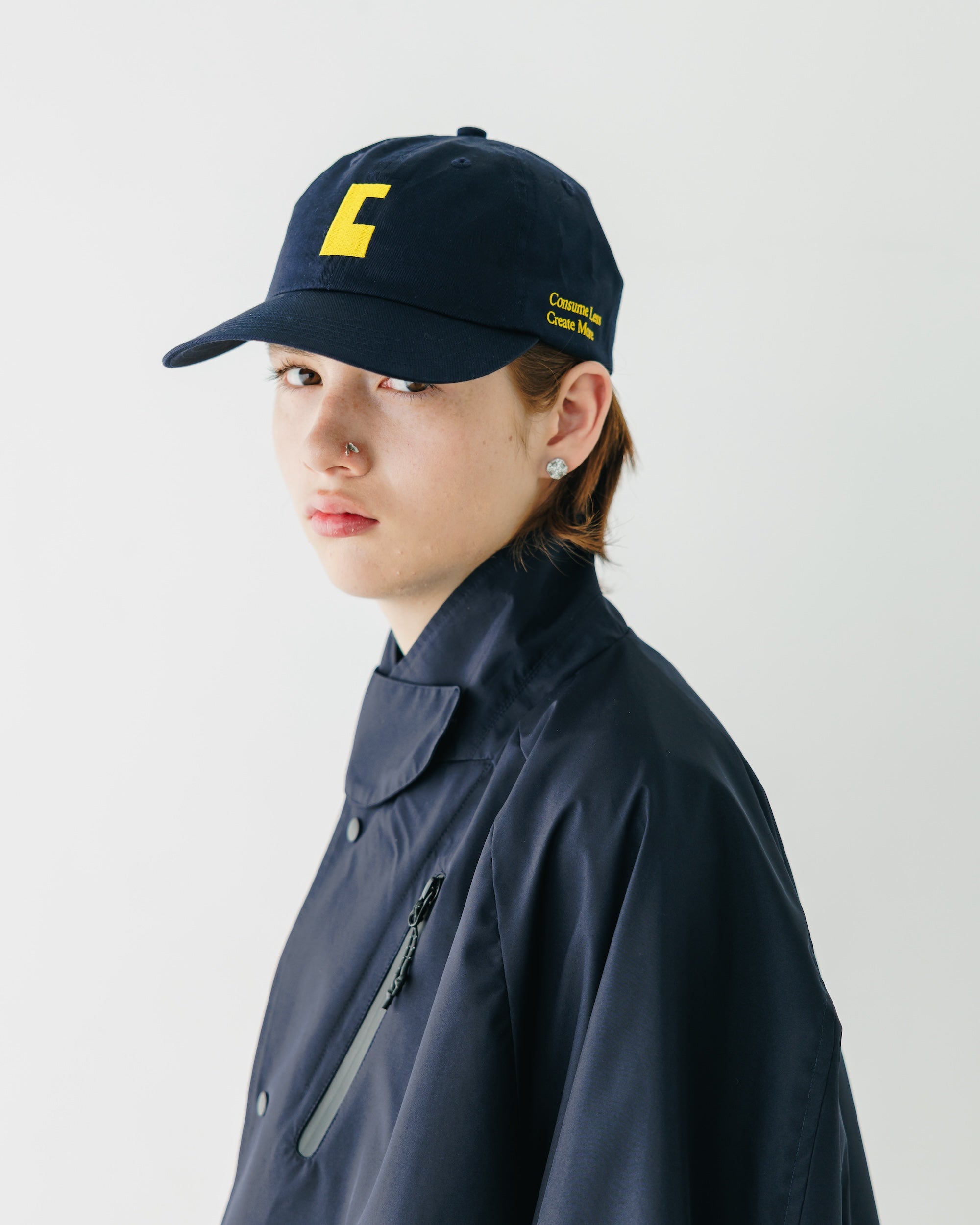 "C"ACTIVE CITY CAP 003 (NAVY×YELLOW)