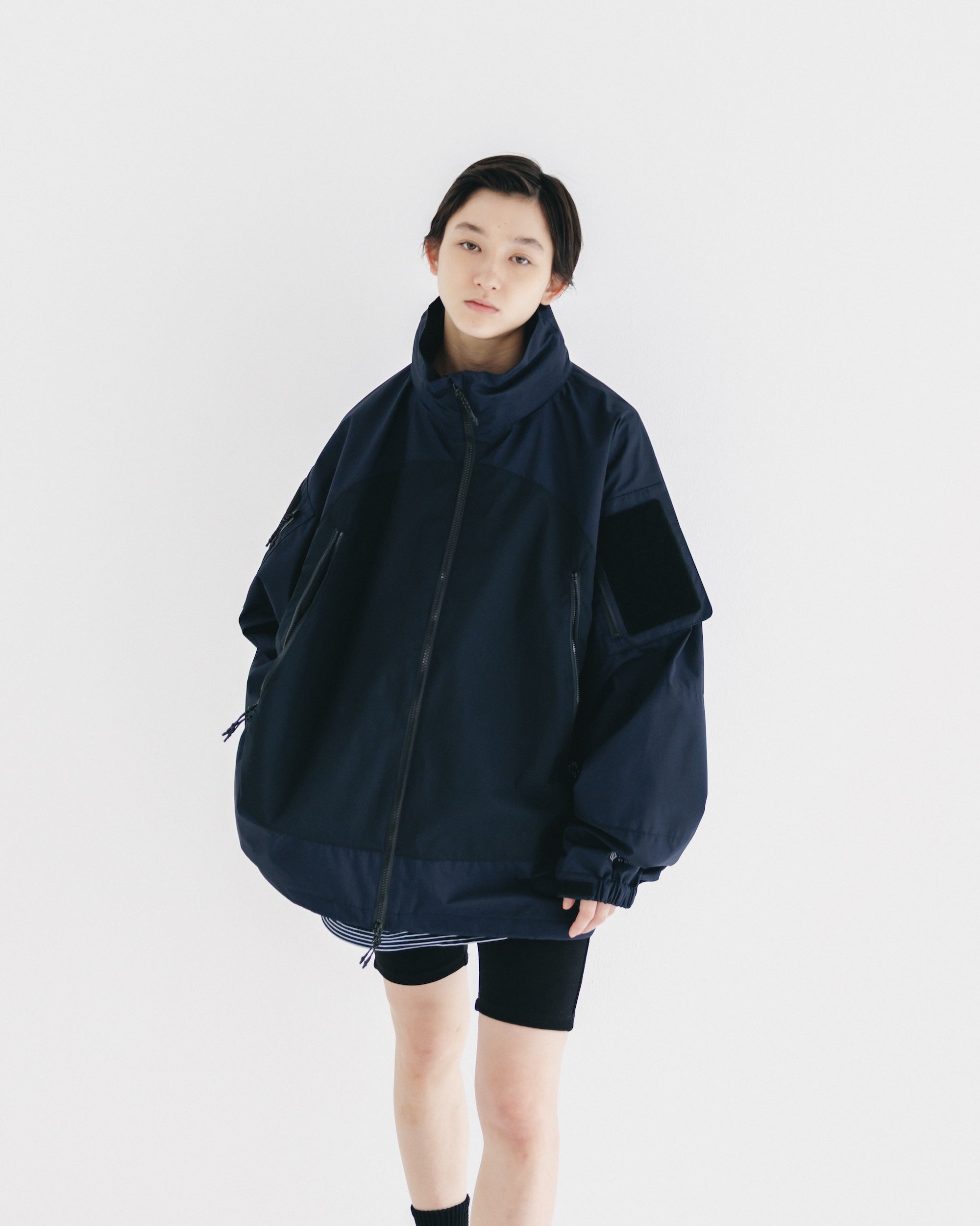 【9.17 WED 20:00- IN STOCK】+phenix WINDSTOPPER® by GORE-TEX LABS CITY MILITARY JACKET (NAVY×BLACK)