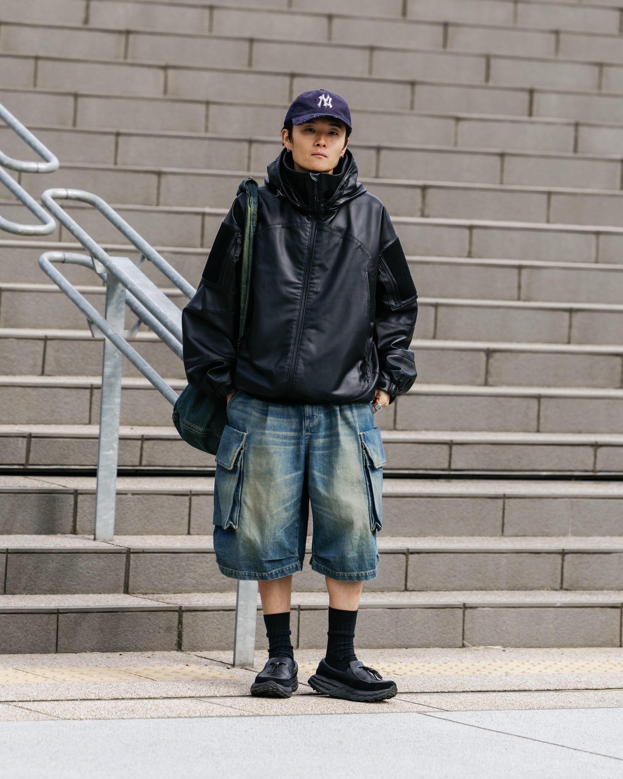 +phenix WINDSTOPPER® by GORE-TEX LABS LEATHER CITY MILITARY JACKET