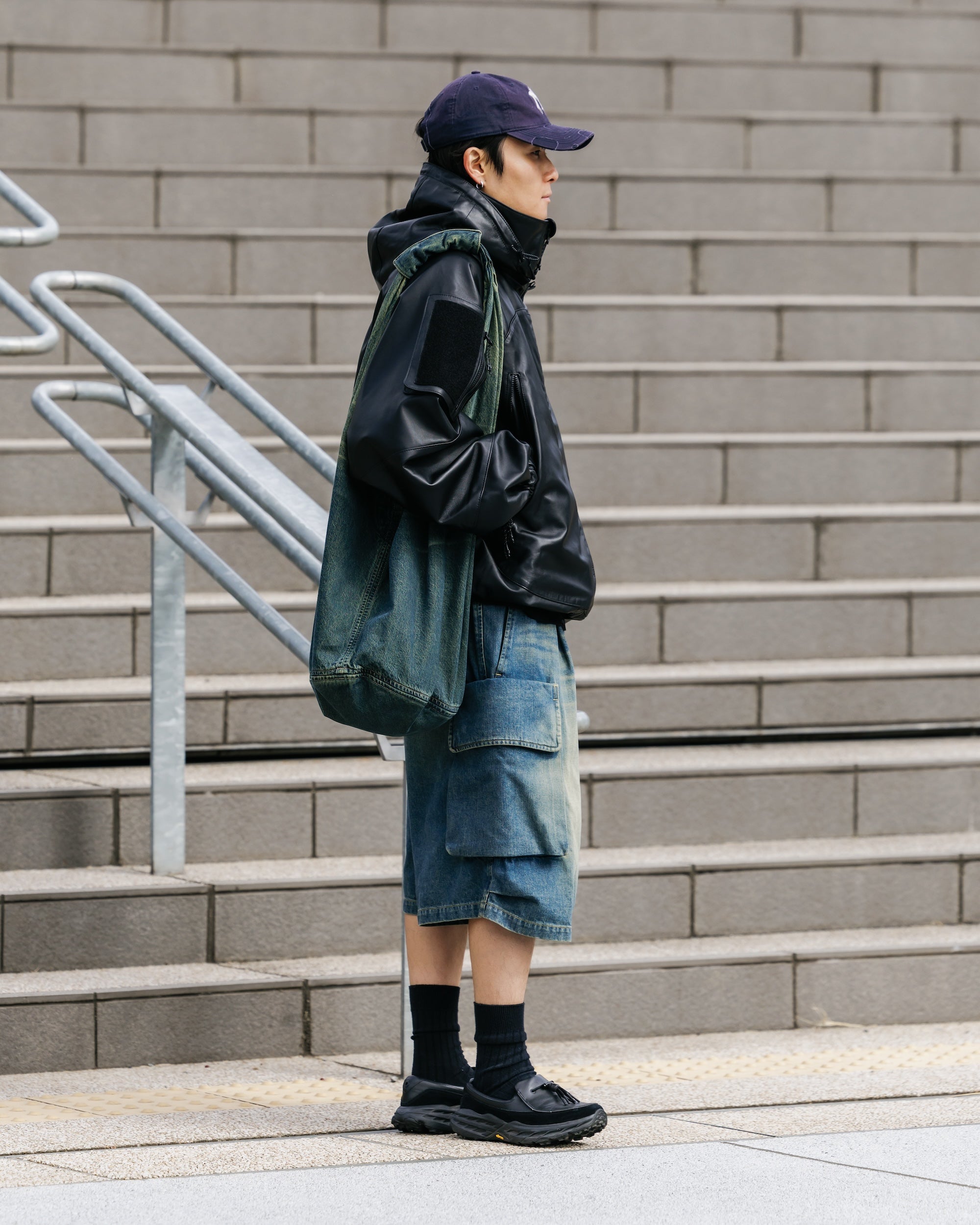 +phenix WINDSTOPPER® by GORE-TEX LABS LEATHER CITY MILITARY JACKET