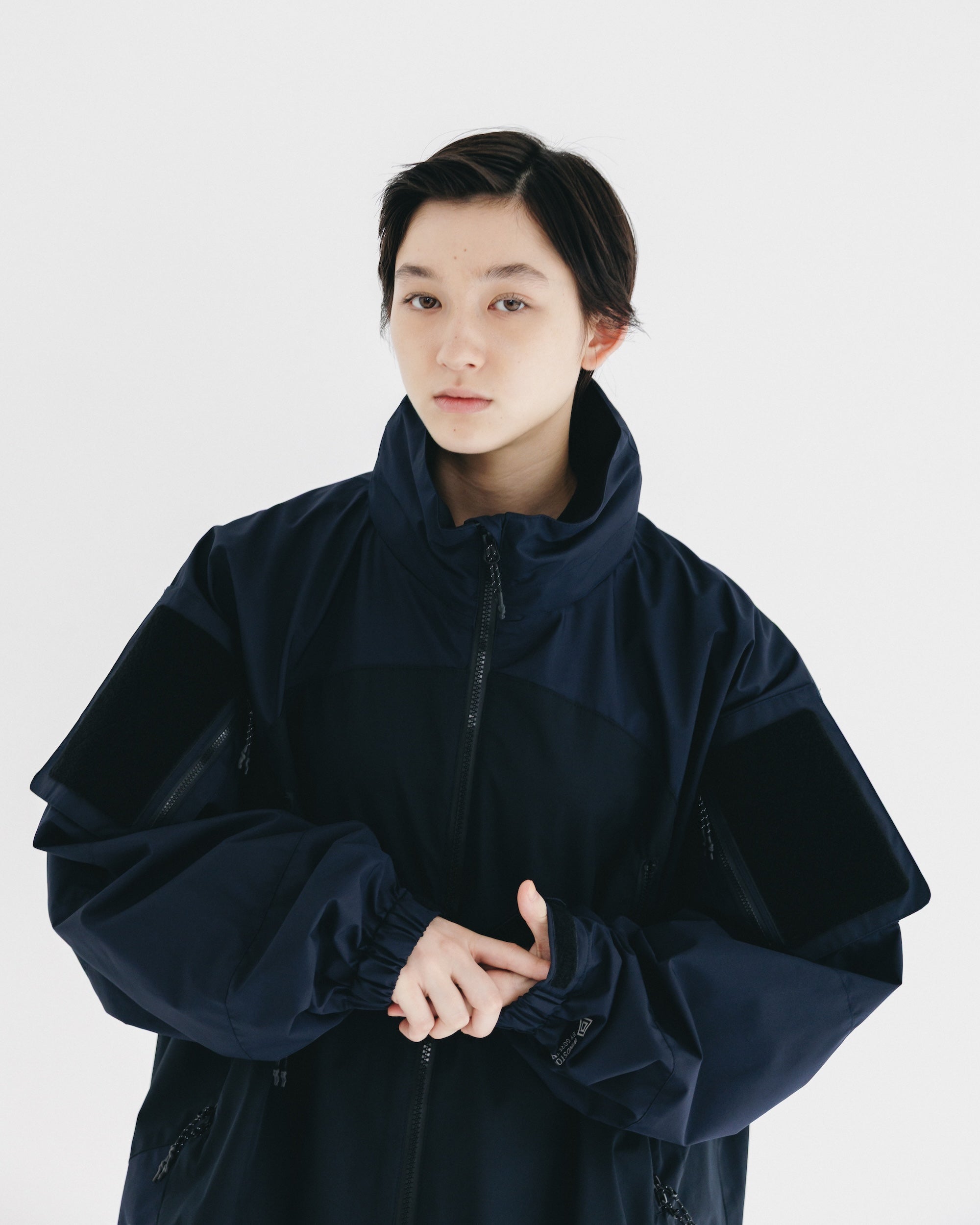 【9.17 WED 20:00- IN STOCK】+phenix WINDSTOPPER® by GORE-TEX LABS CITY MILITARY JACKET (NAVY×BLACK)