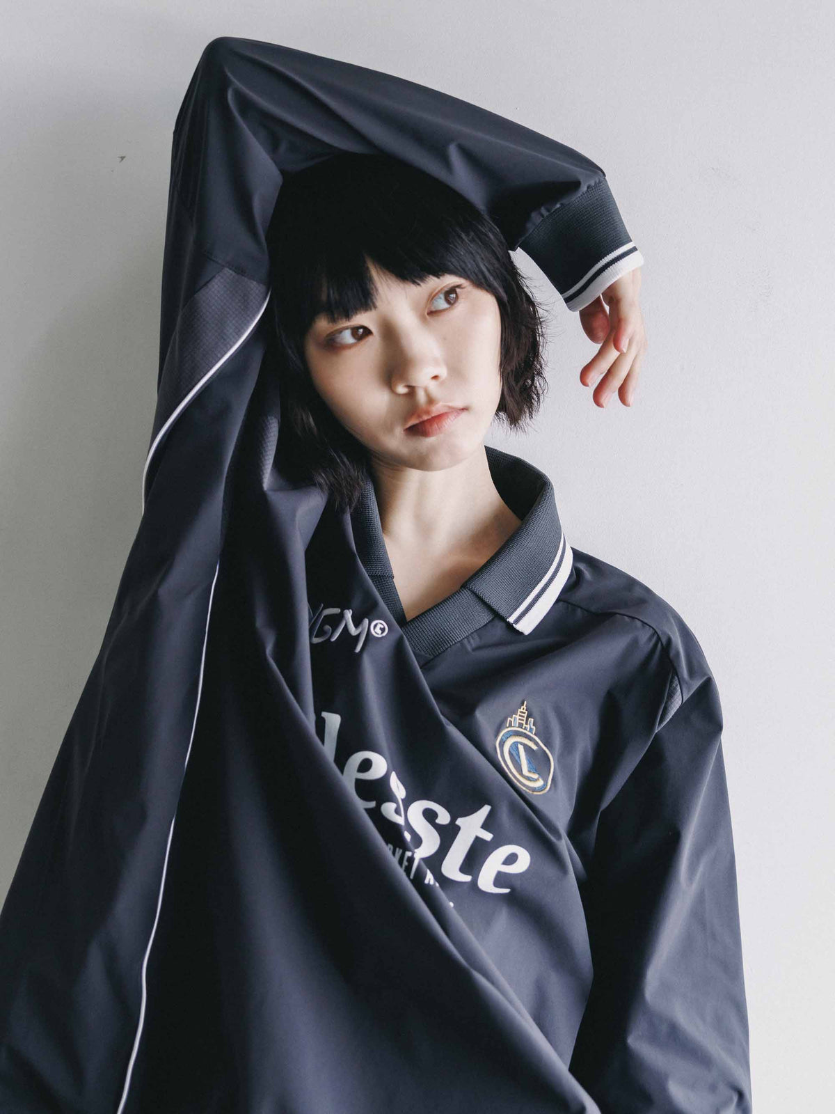 【10.4 SUN 20:00- IN STOCK】【LIMITED】 “YES GOOD MARKET" ACTIVE CITY L/S GAME SHIRT (GRAY)