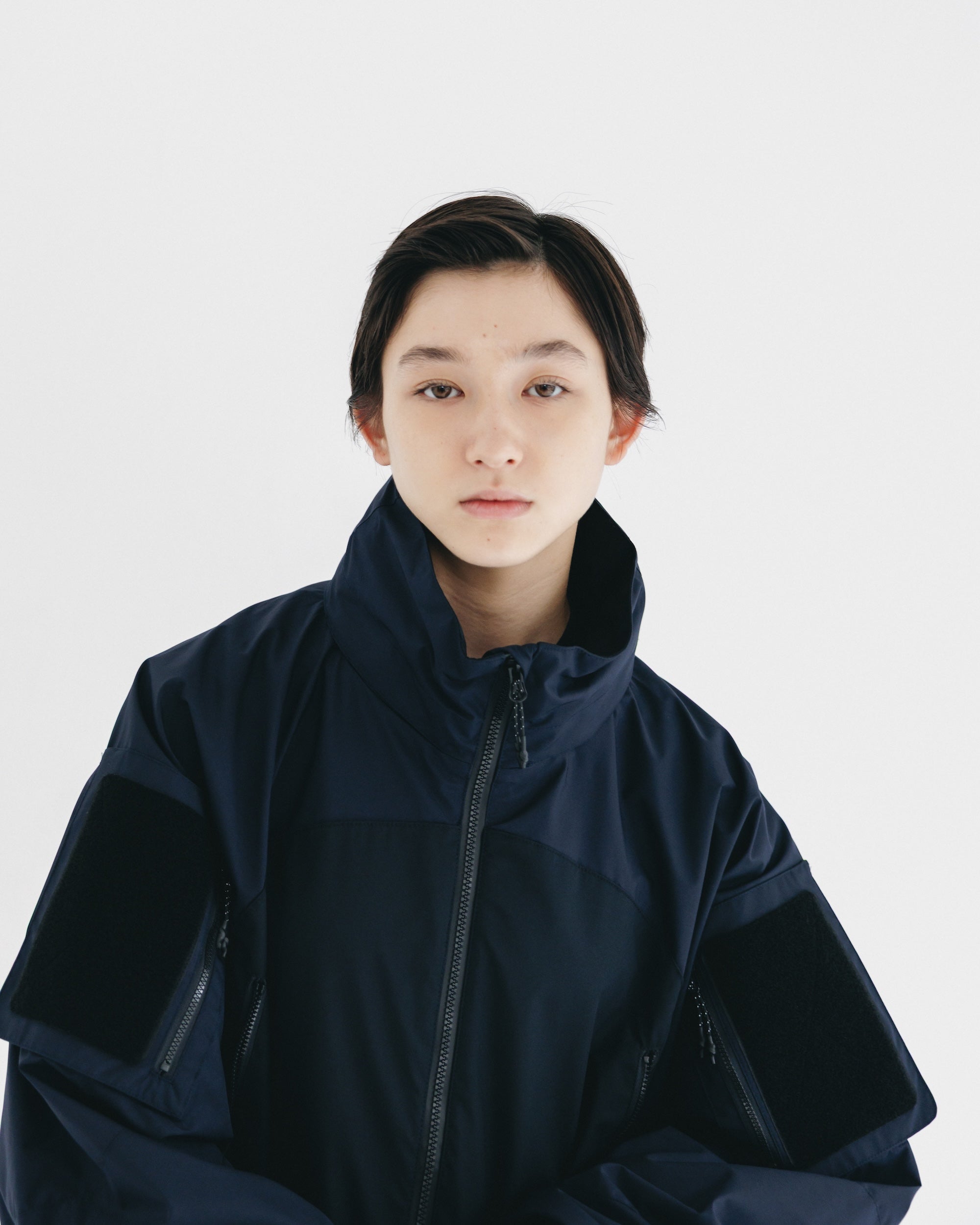 【9.17 WED 20:00- IN STOCK】+phenix WINDSTOPPER® by GORE-TEX LABS CITY MILITARY JACKET (NAVY×BLACK)