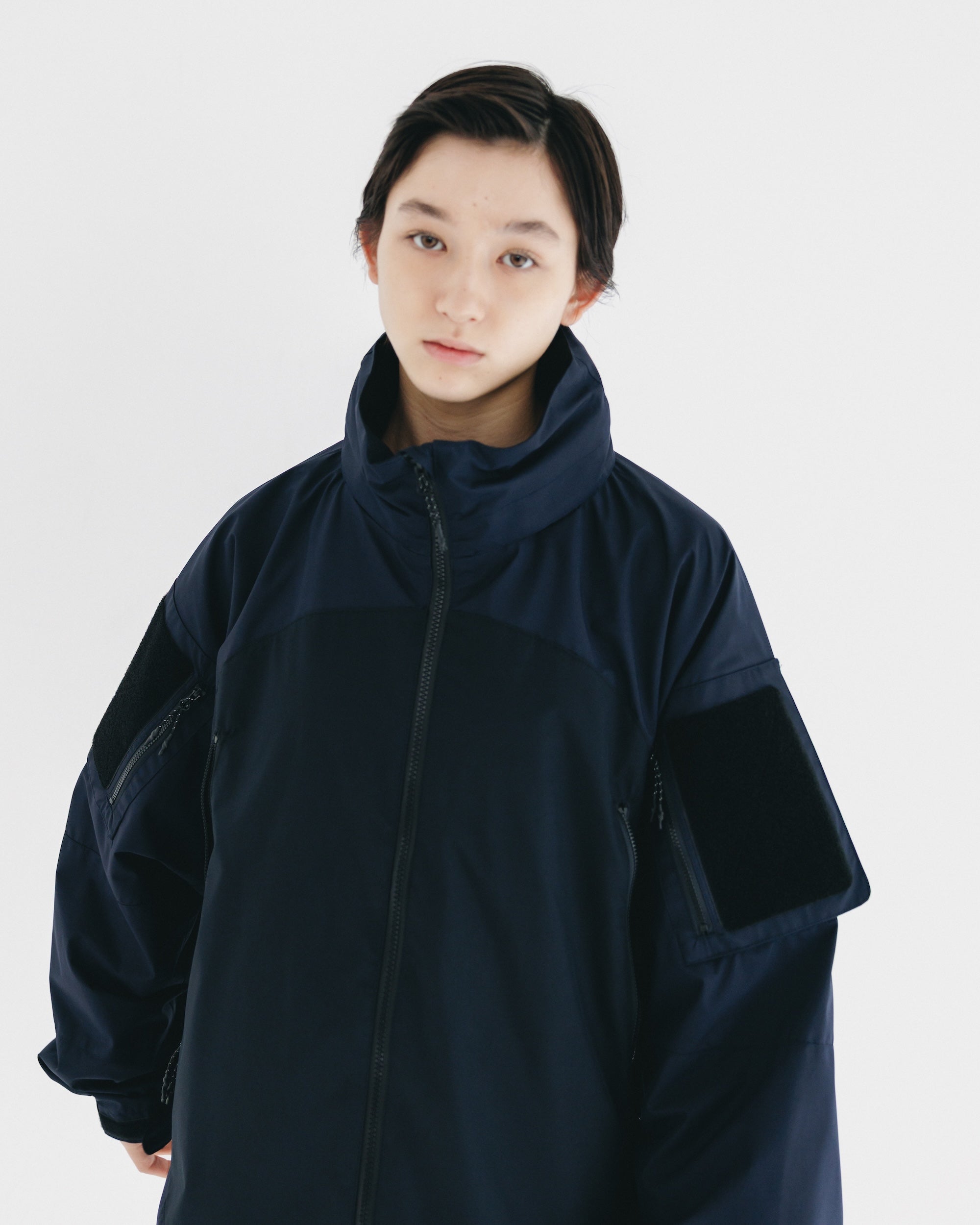 【9.17 WED 20:00- IN STOCK】+phenix WINDSTOPPER® by GORE-TEX LABS CITY MILITARY JACKET (NAVY×BLACK)