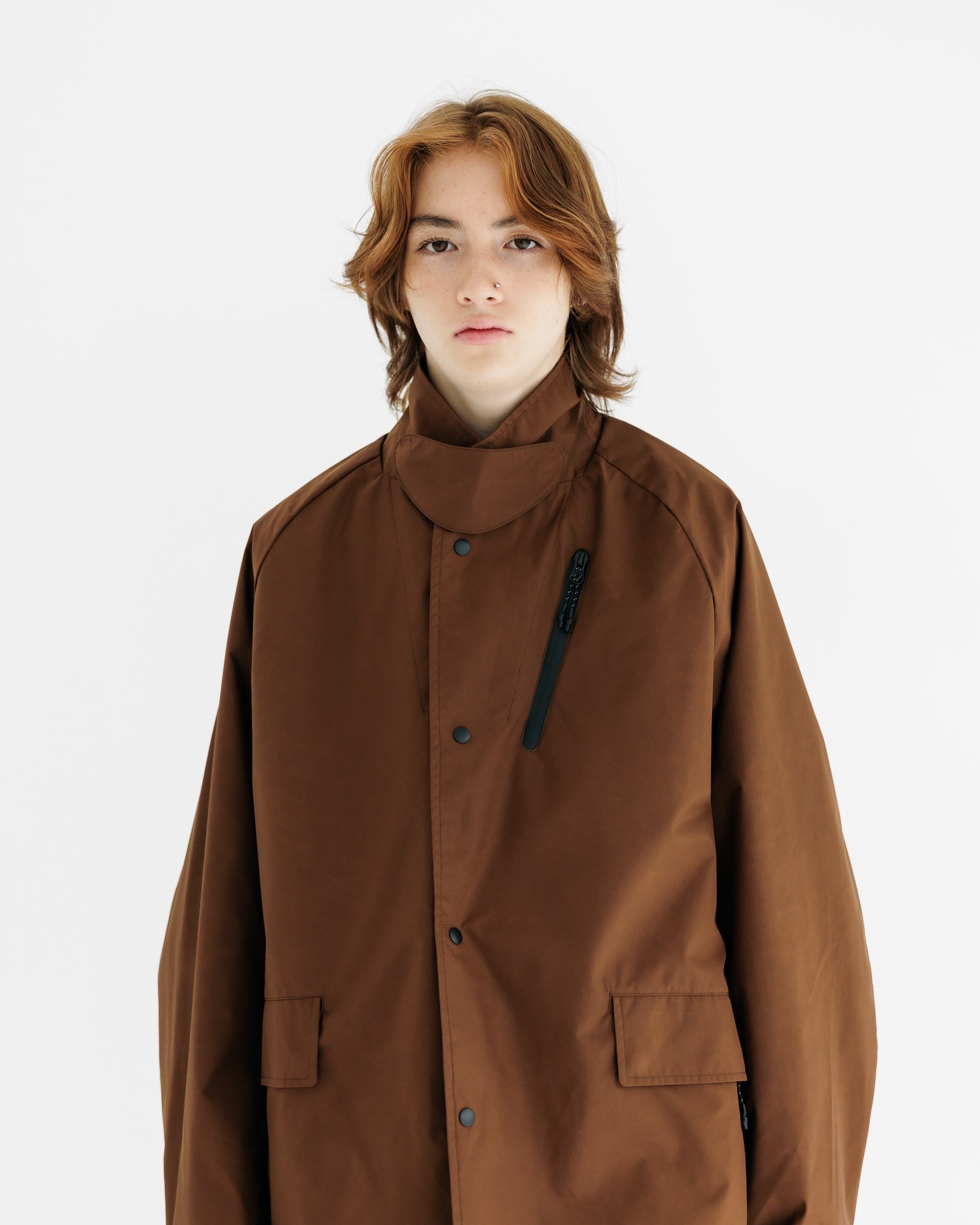 【9.3 WED 20:00- IN STOCK】+phenix WINDSTOPPER® by GORE-TEX LABS ACTIVE CITY STORAGE JACKET (CHOCOLATE BROWN)