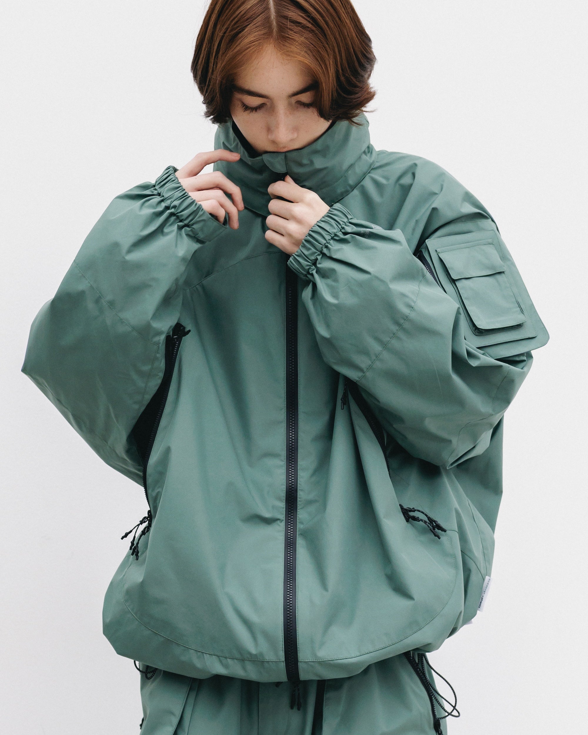 +phenix WINDSTOPPER® by GORE-TEX LABS CITY MILITARY JACKET (MILITARY GREEN)