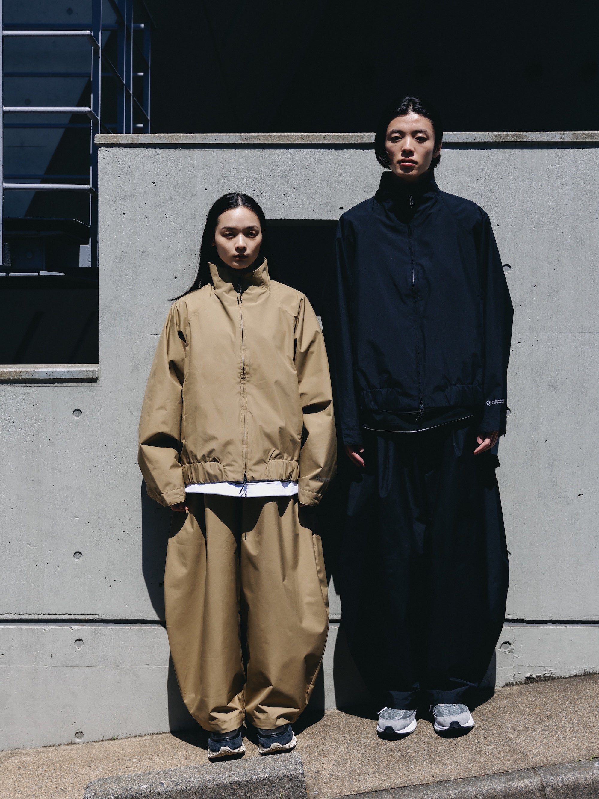 【6.10 WED 20:00- IN STOCK】+phenix WINDSTOPPER® by GORE-TEX LABS CITY MASSIVE UTILITY PANTS (BLACK×WHITE)
