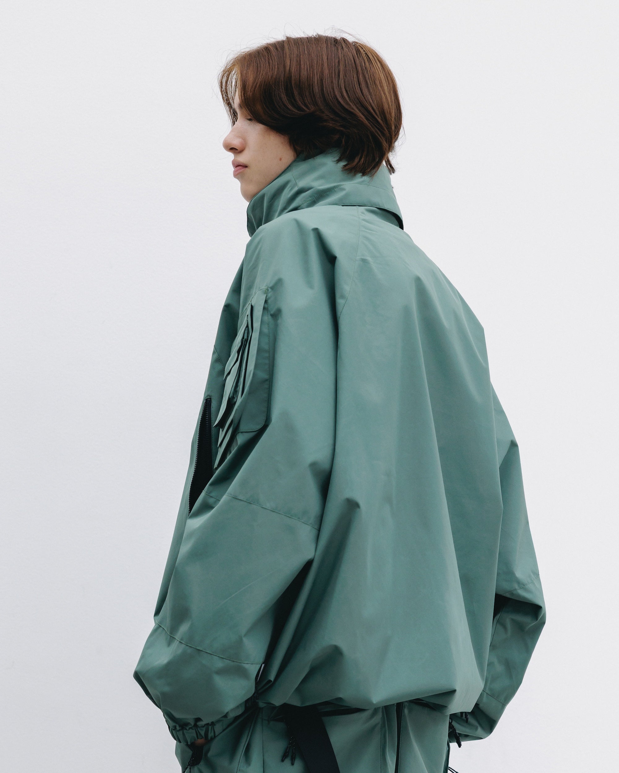 +phenix WINDSTOPPER® by GORE-TEX LABS CITY MILITARY JACKET (MILITARY GREEN)