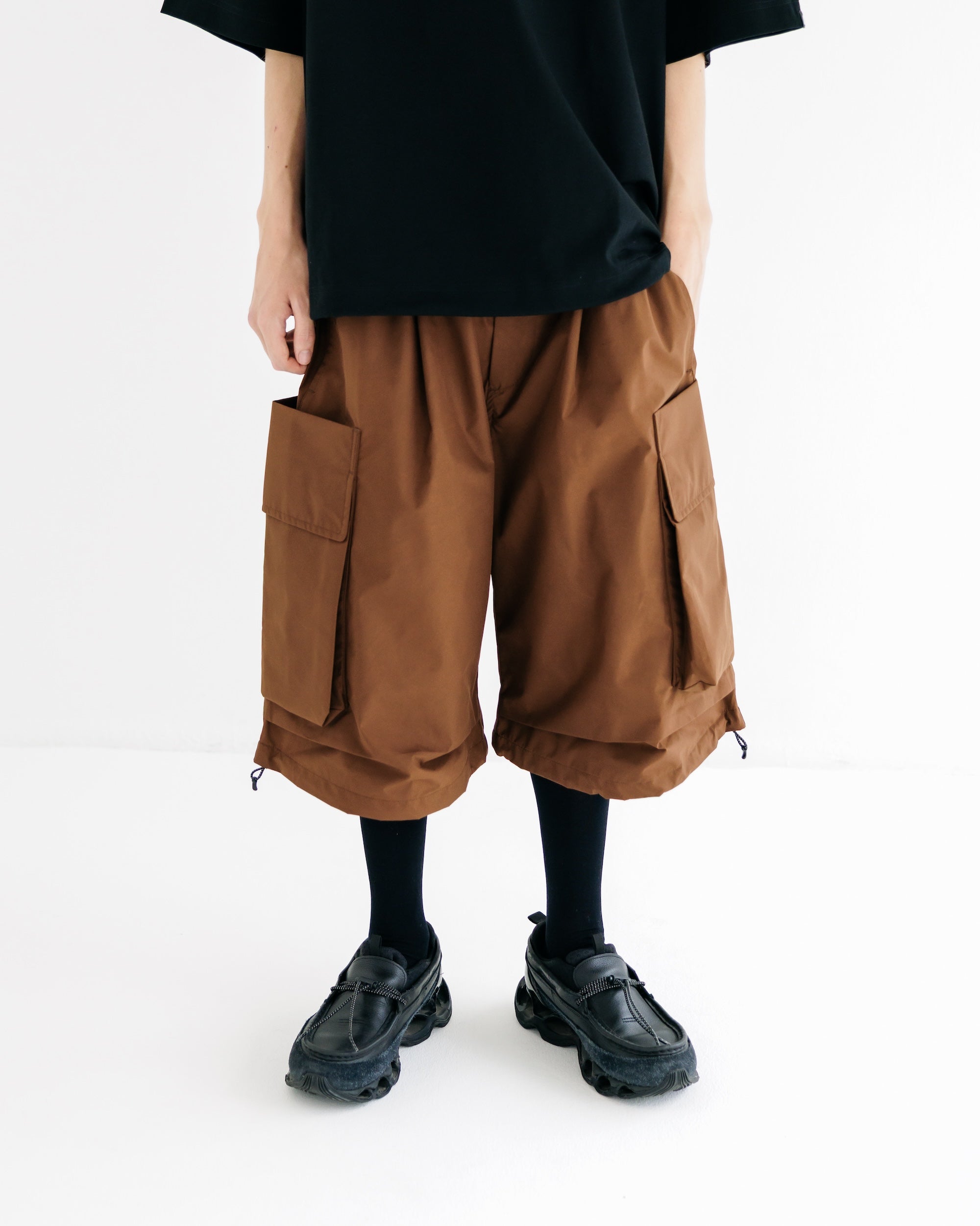 【9.3 WED 20:00- IN STOCK】+phenix WINDSTOPPER® by GORE-TEX LABS CITY MILITARY HALF PANTS 001 (CHOCOLATE BROWN)