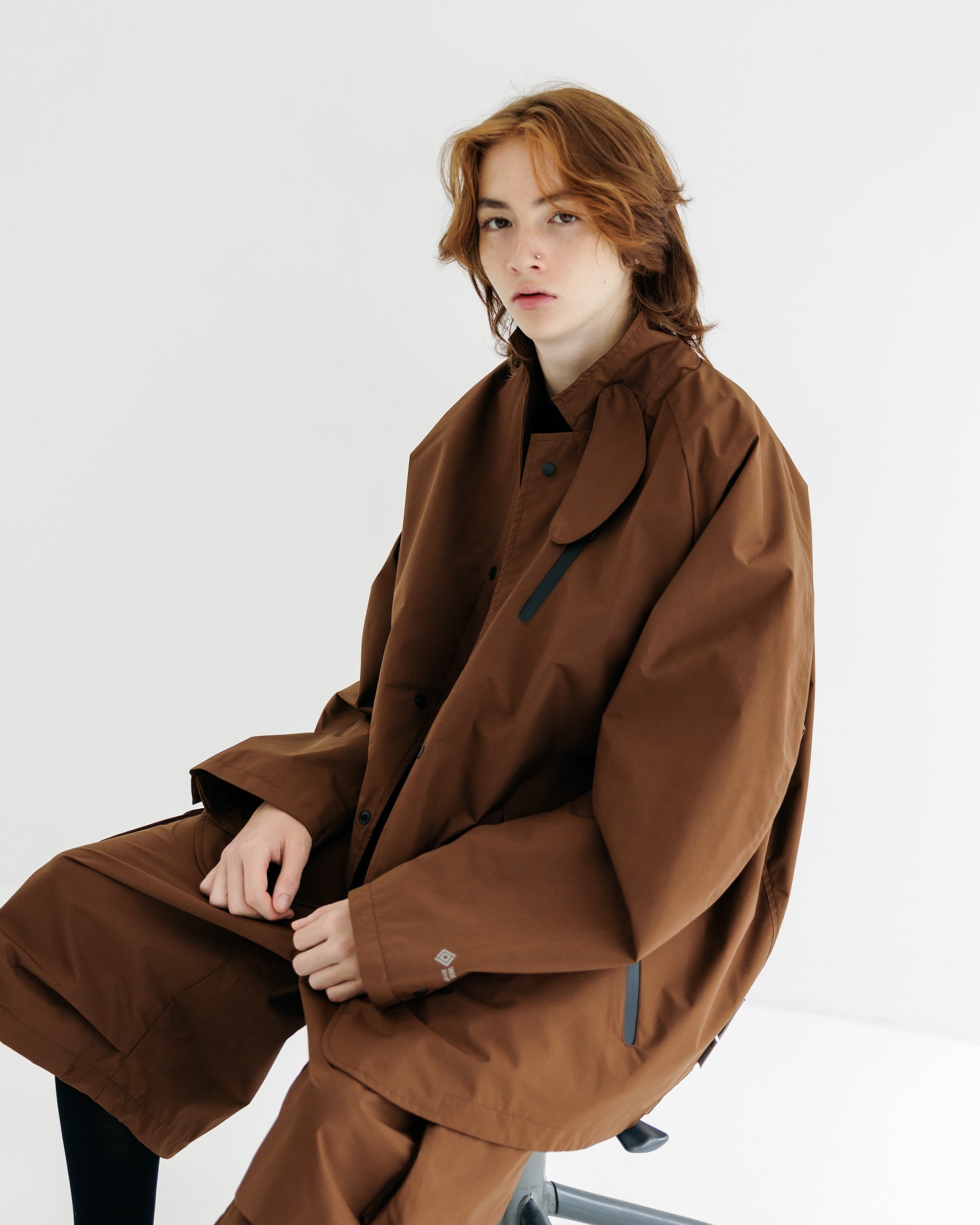 【9.3 WED 20:00- IN STOCK】+phenix WINDSTOPPER® by GORE-TEX LABS ACTIVE CITY STORAGE JACKET (CHOCOLATE BROWN)