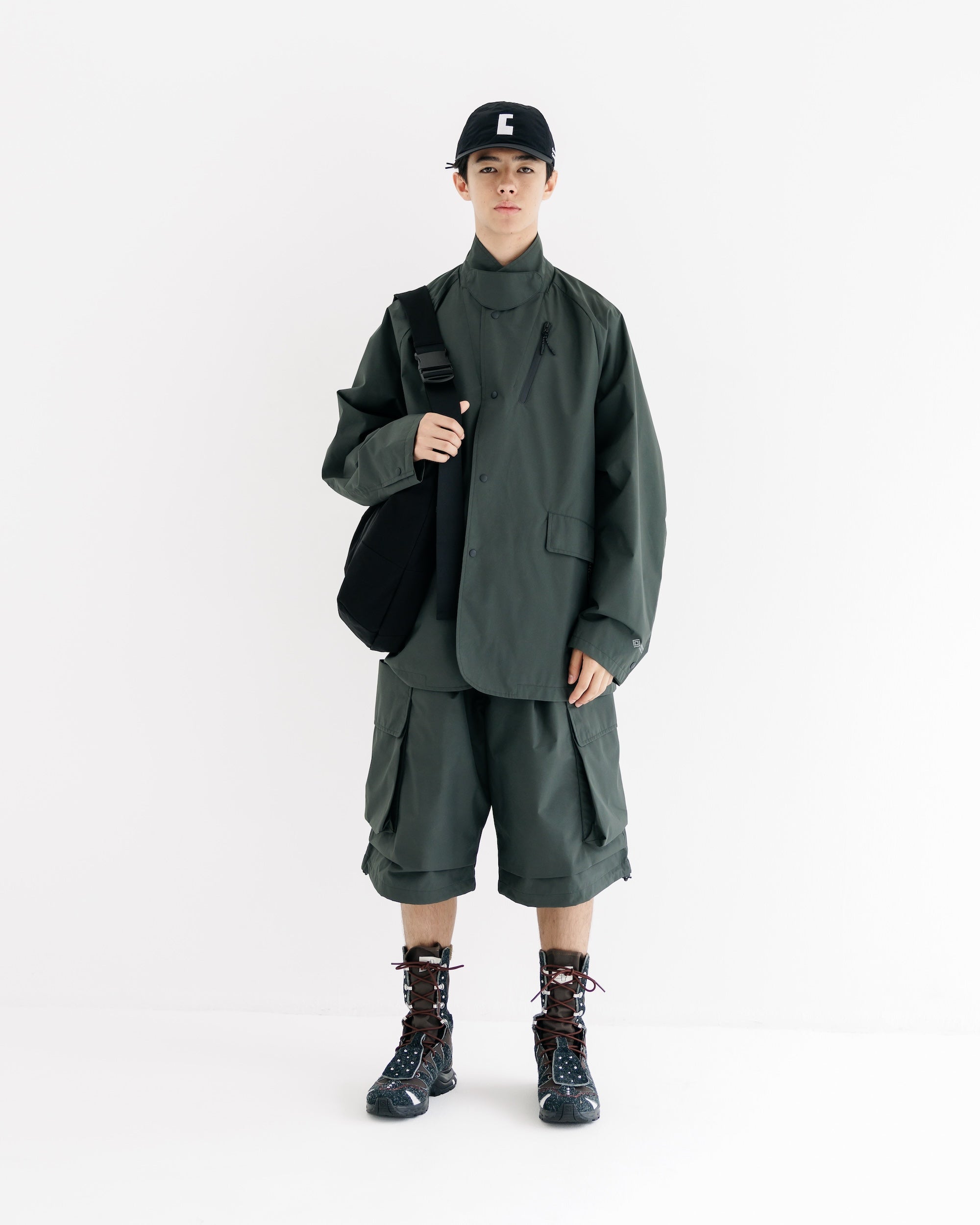 【9.3 WED 20:00- IN STOCK】+phenix WINDSTOPPER® by GORE-TEX LABS CITY MILITARY HALF PANTS 001 (ASPHALT GRAY)