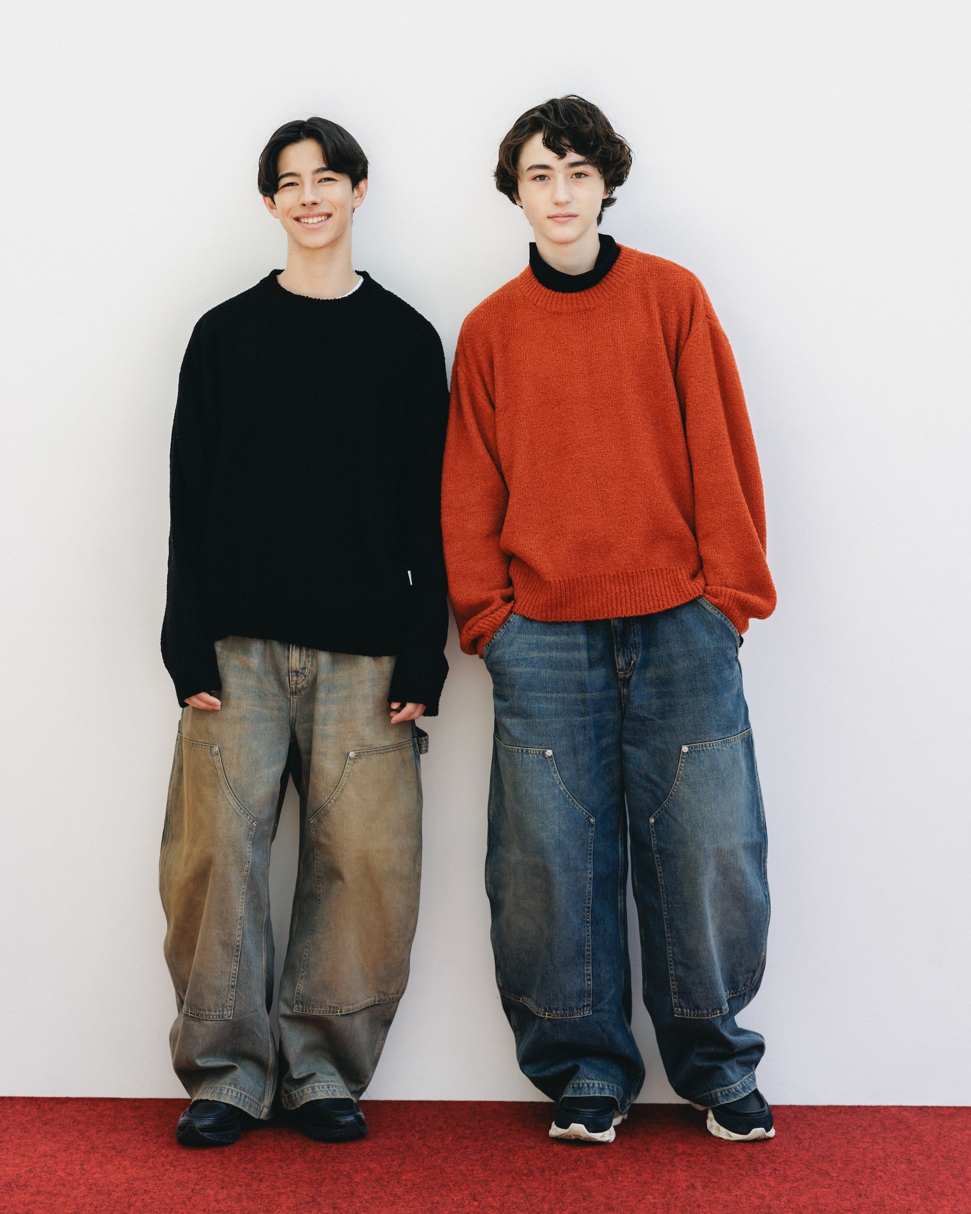 【12.10 WED 20:00- IN STOCK】SLUB PILE KNIT PULLOVER (RUST)