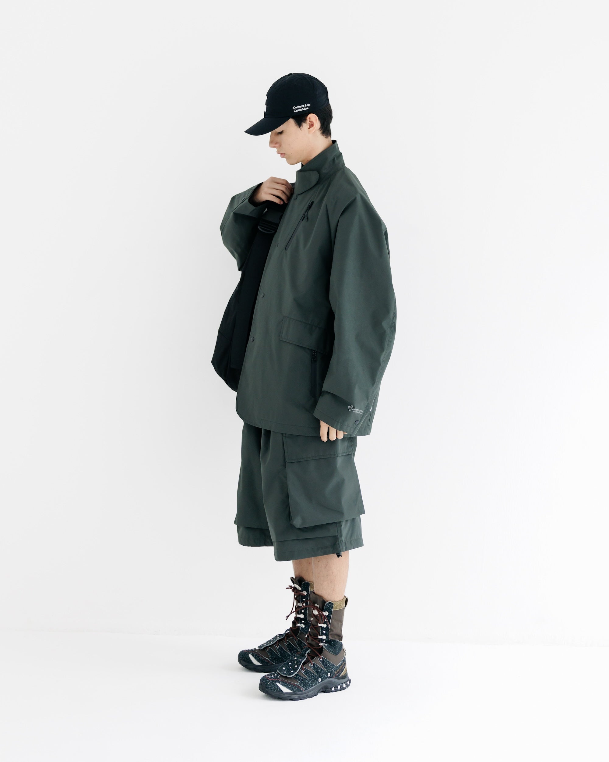 【9.3 WED 20:00- IN STOCK】+phenix WINDSTOPPER® by GORE-TEX LABS ACTIVE CITY STORAGE JACKET (ASPHALT GRAY)