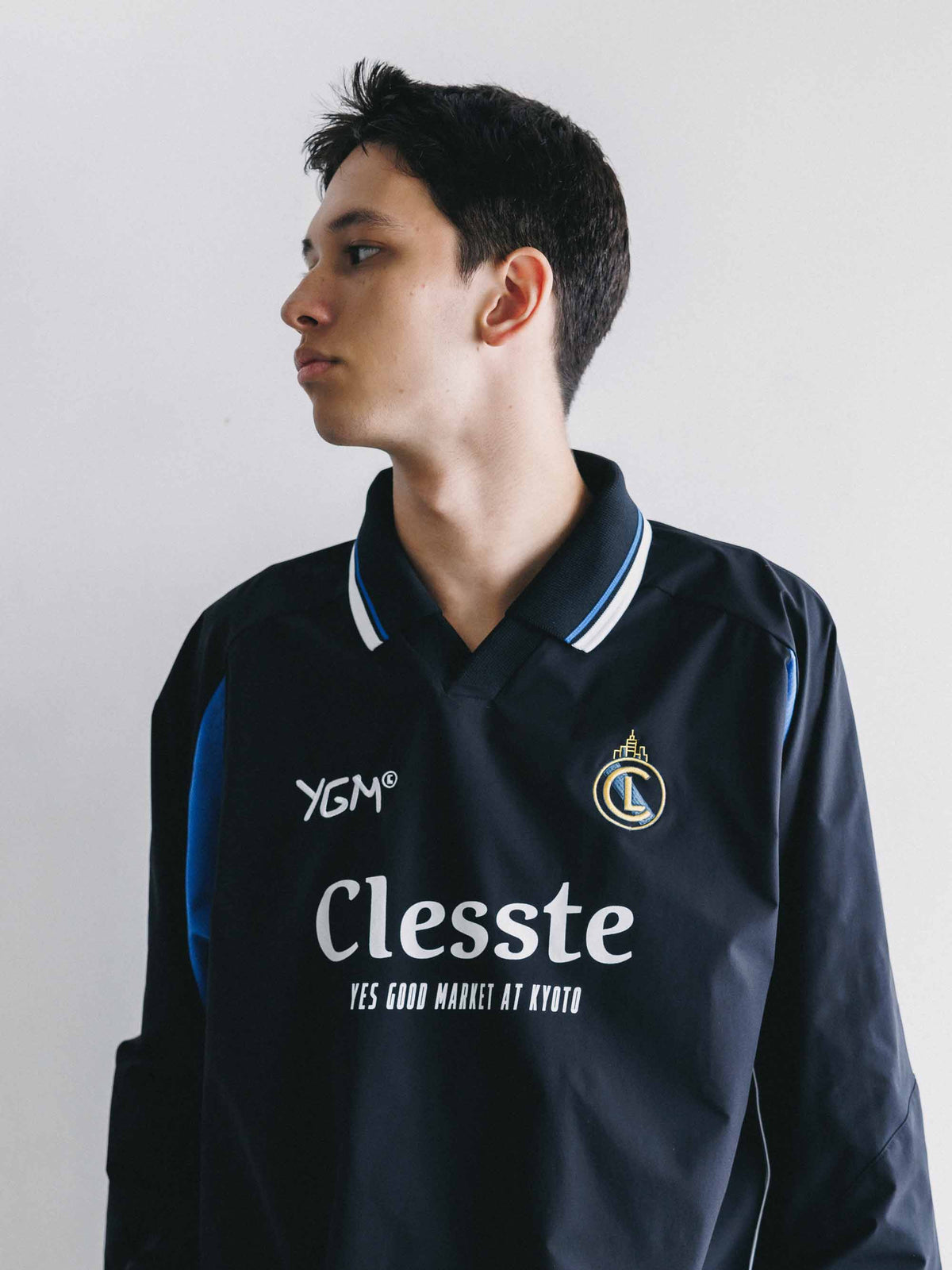 【10.4 SUN 20:00- IN STOCK】【LIMITED】 “YES GOOD MARKET" ACTIVE CITY L/S GAME SHIRT (BLACK)