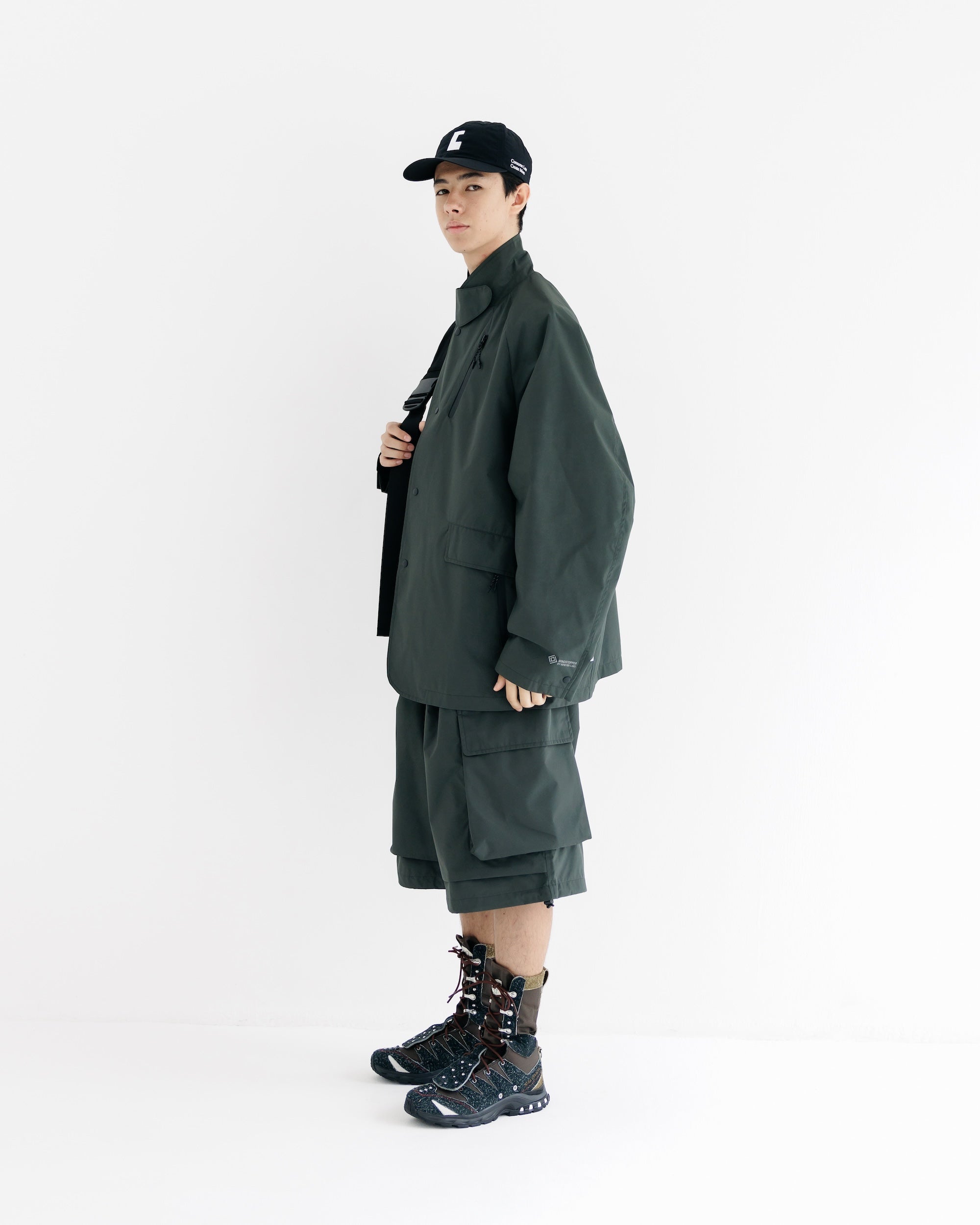 【9.3 WED 20:00- IN STOCK】+phenix WINDSTOPPER® by GORE-TEX LABS ACTIVE CITY STORAGE JACKET (ASPHALT GRAY)