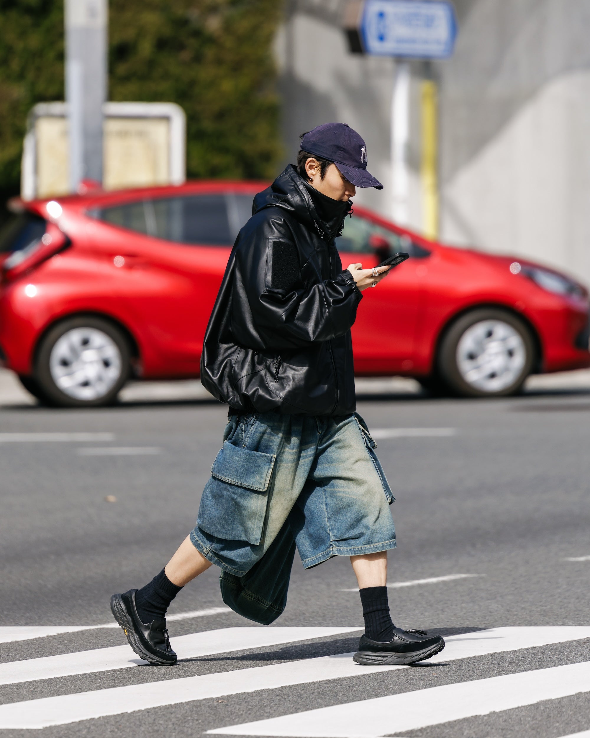 +phenix WINDSTOPPER® by GORE-TEX LABS LEATHER CITY MILITARY JACKET