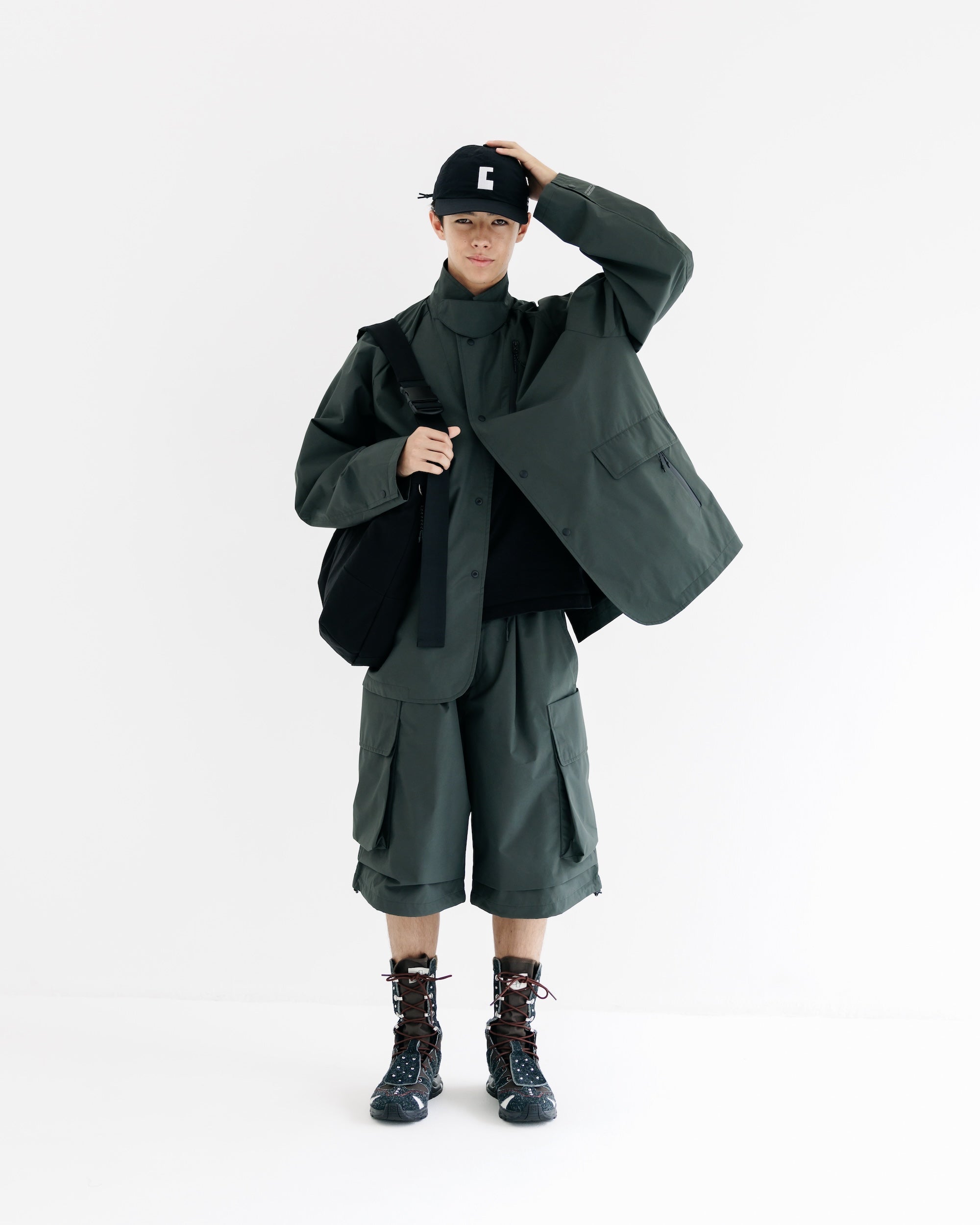 【9.3 WED 20:00- IN STOCK】+phenix WINDSTOPPER® by GORE-TEX LABS ACTIVE CITY STORAGE JACKET (ASPHALT GRAY)