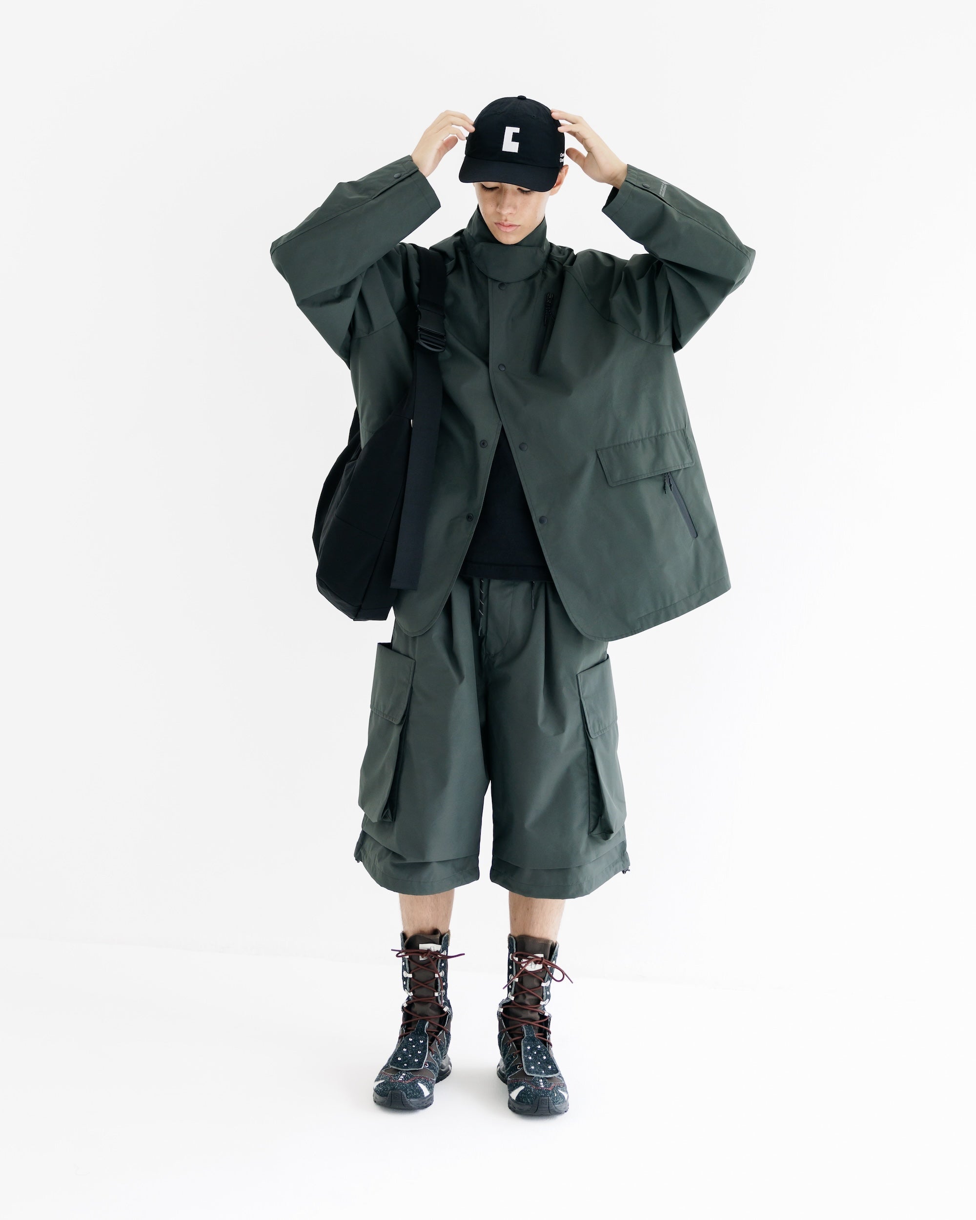 【9.3 WED 20:00- IN STOCK】+phenix WINDSTOPPER® by GORE-TEX LABS CITY MILITARY HALF PANTS 001 (ASPHALT GRAY)