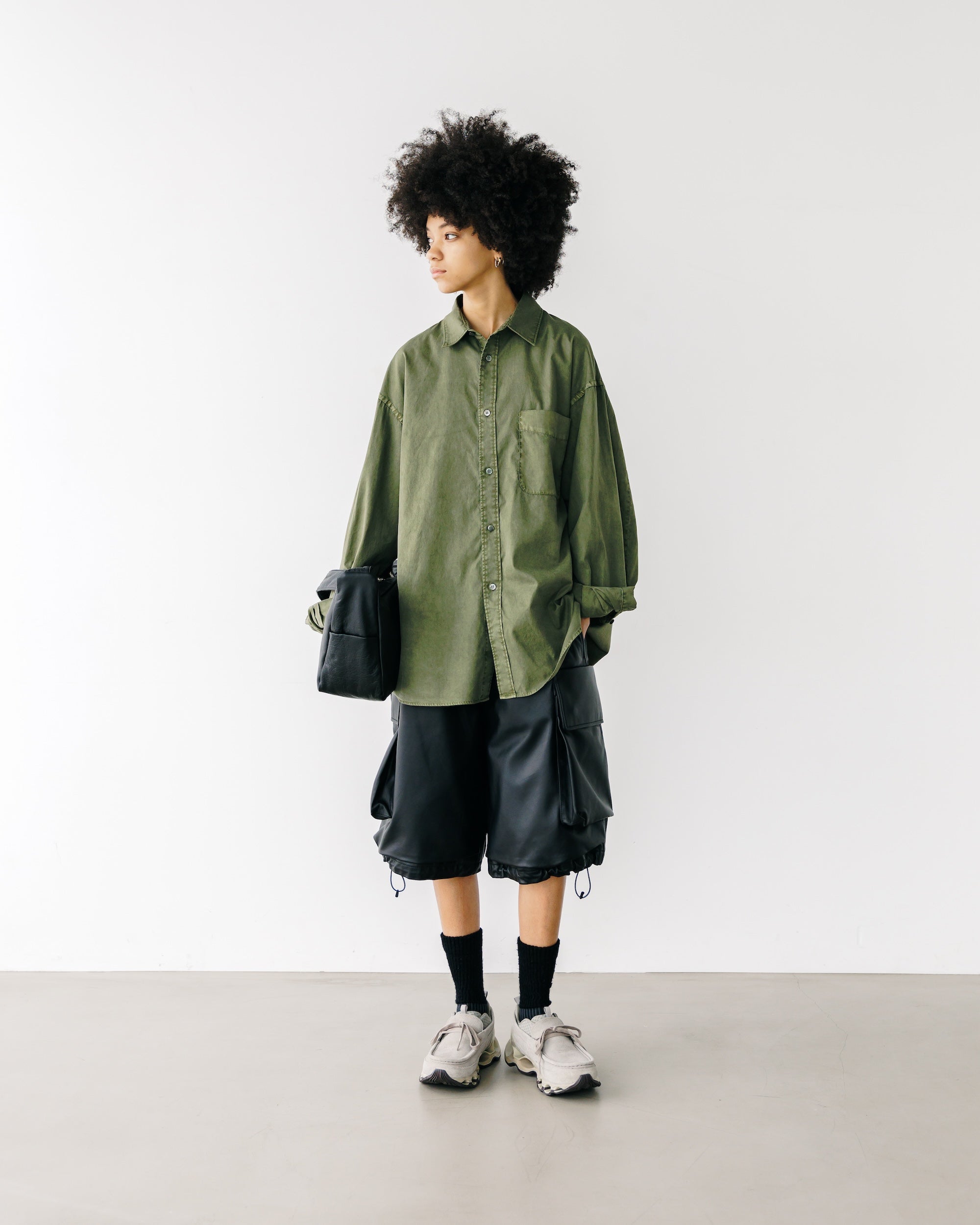 +phenix WINDSTOPPER® by GORE-TEX LABS LEATHER CITY MILITARY HALF PANTS