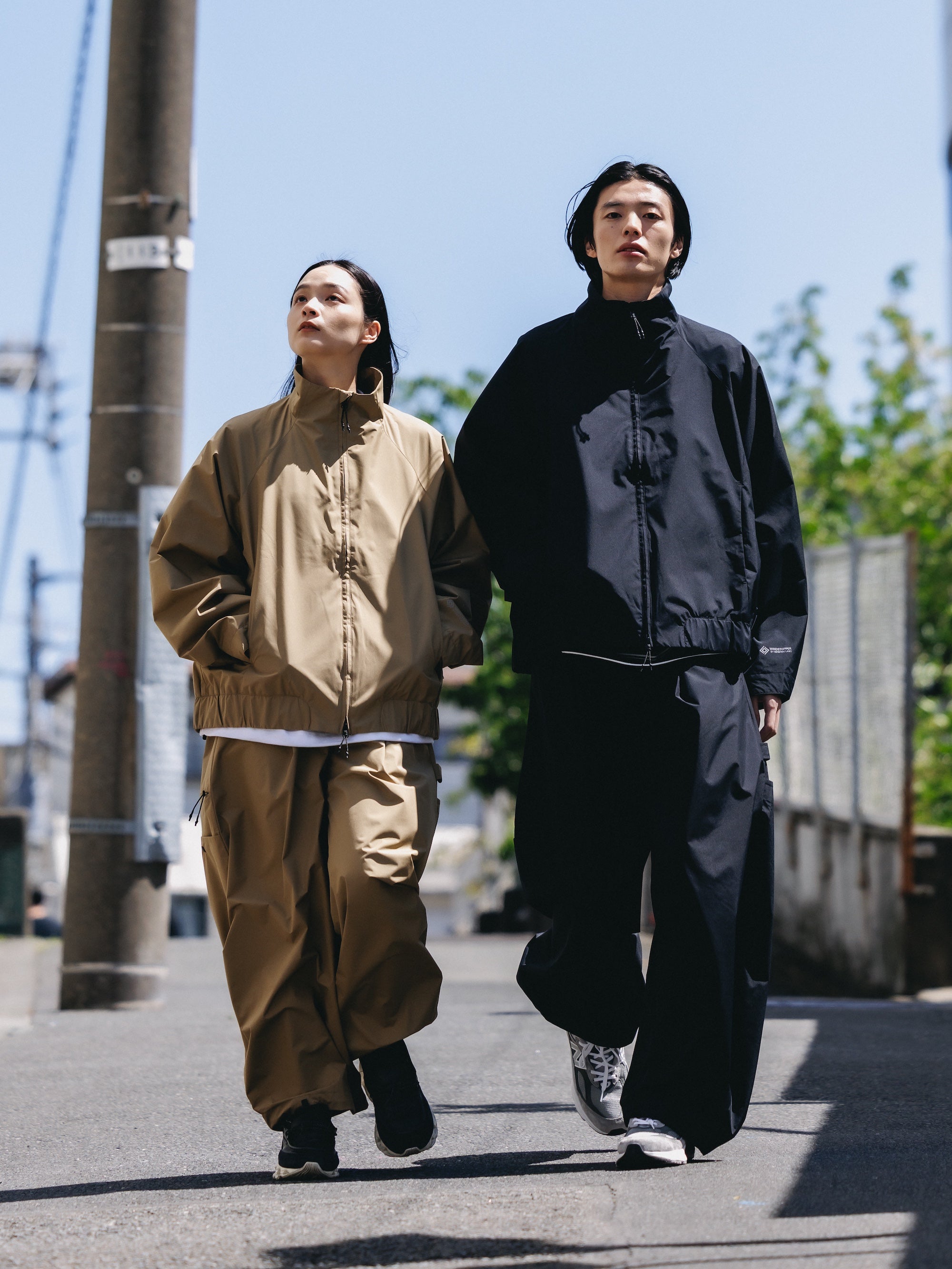 【6.10 WED 20:00- IN STOCK】+phenix WINDSTOPPER® by GORE-TEX LABS CITY MASSIVE UTILITY PANTS (BLACK×WHITE)