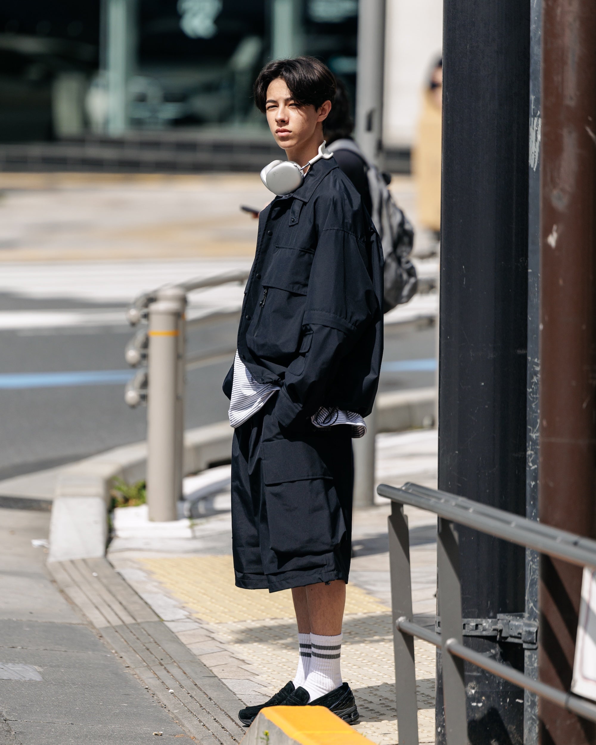 +phenix WINDSTOPPER® by GORE-TEX LABS CITY MILITARY HALF PANTS 001 (BLACK)