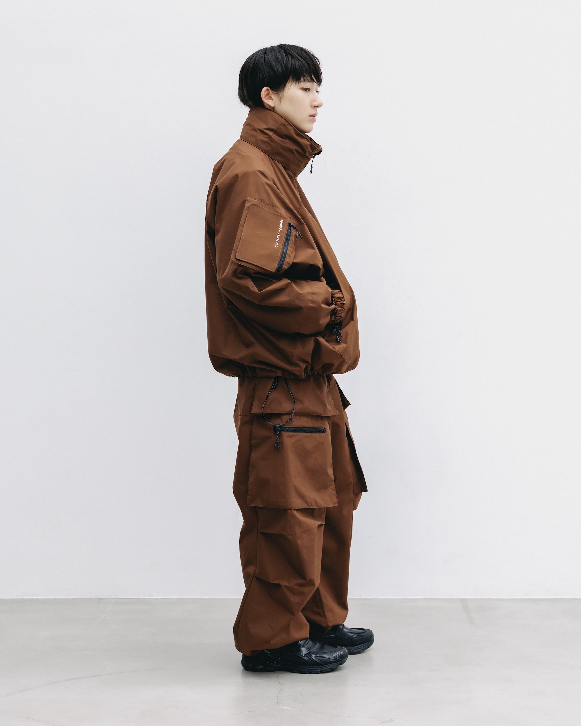 +phenix WINDSTOPPER® by GORE-TEX LABS CITY MILITARY CURVE PANTS (CHOCOLATE BROWN)