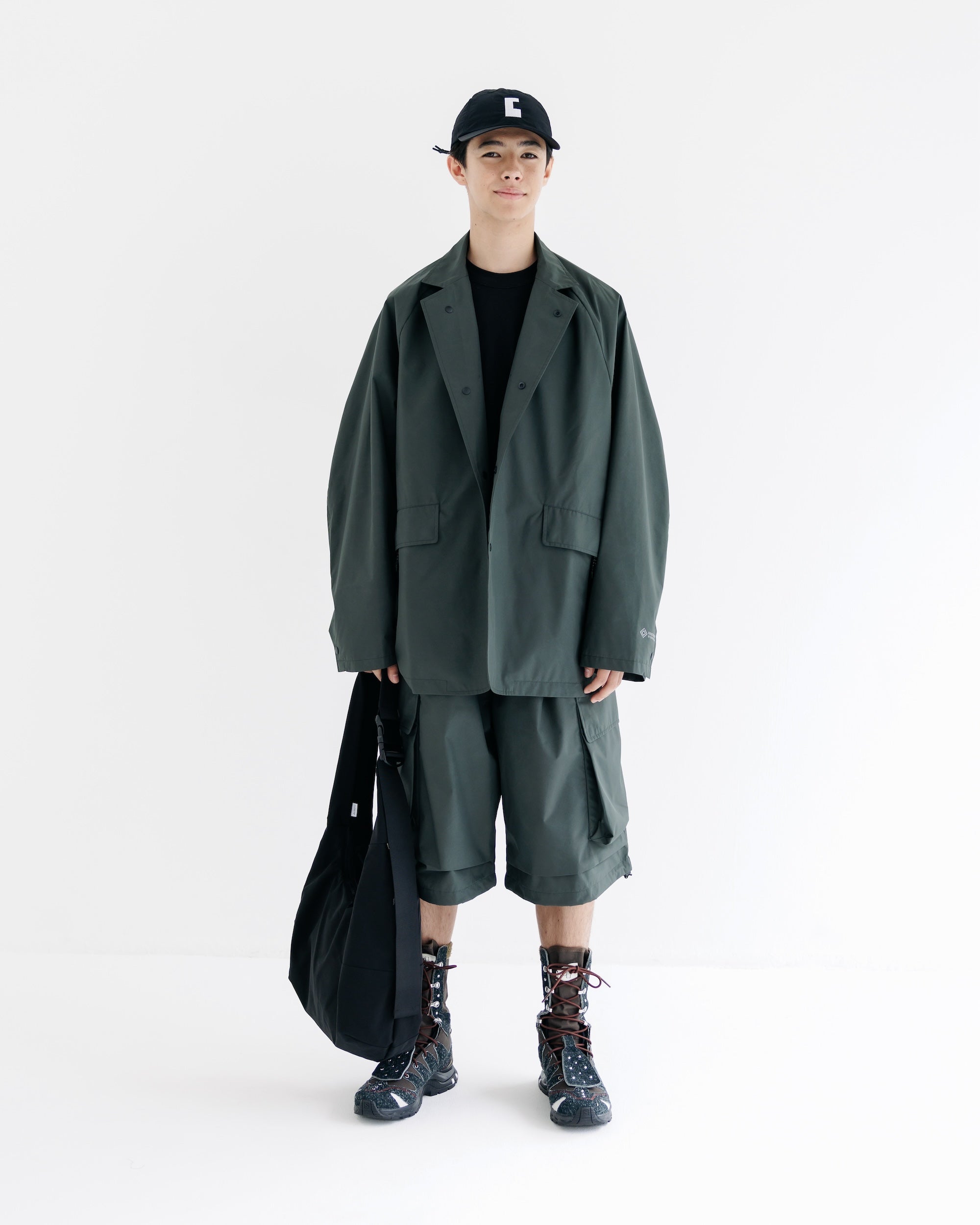 【9.3 WED 20:00- IN STOCK】+phenix WINDSTOPPER® by GORE-TEX LABS ACTIVE CITY STORAGE JACKET (ASPHALT GRAY)