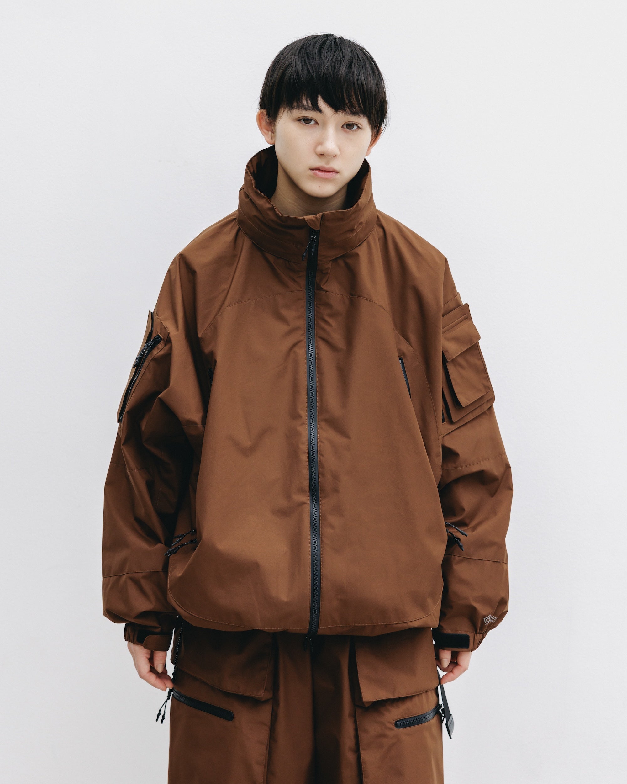 +phenix WINDSTOPPER® by GORE-TEX LABS CITY MILITARY JACKET (CHOCOLATE BROWN)