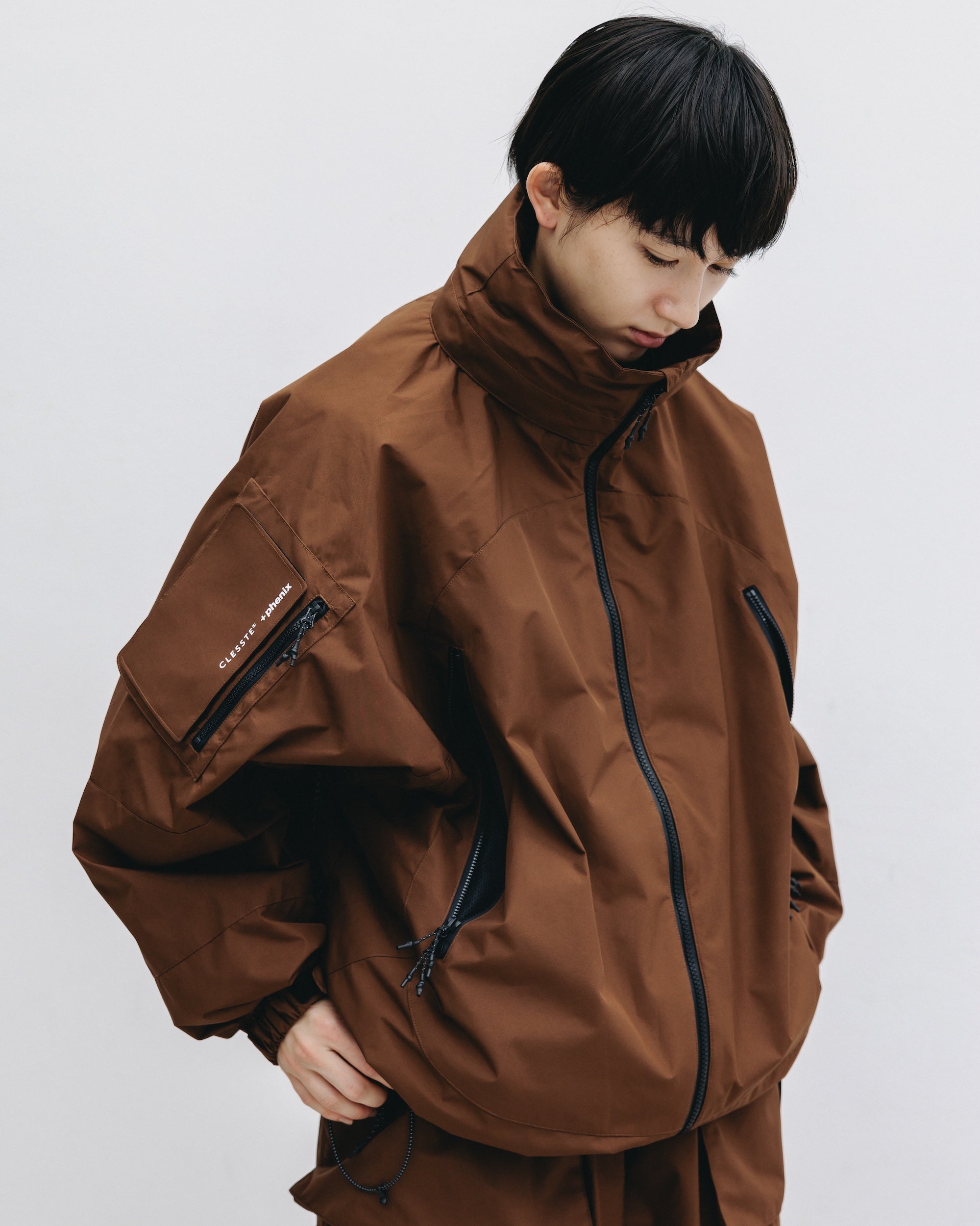 +phenix WINDSTOPPER® by GORE-TEX LABS CITY MILITARY JACKET (CHOCOLATE BROWN)
