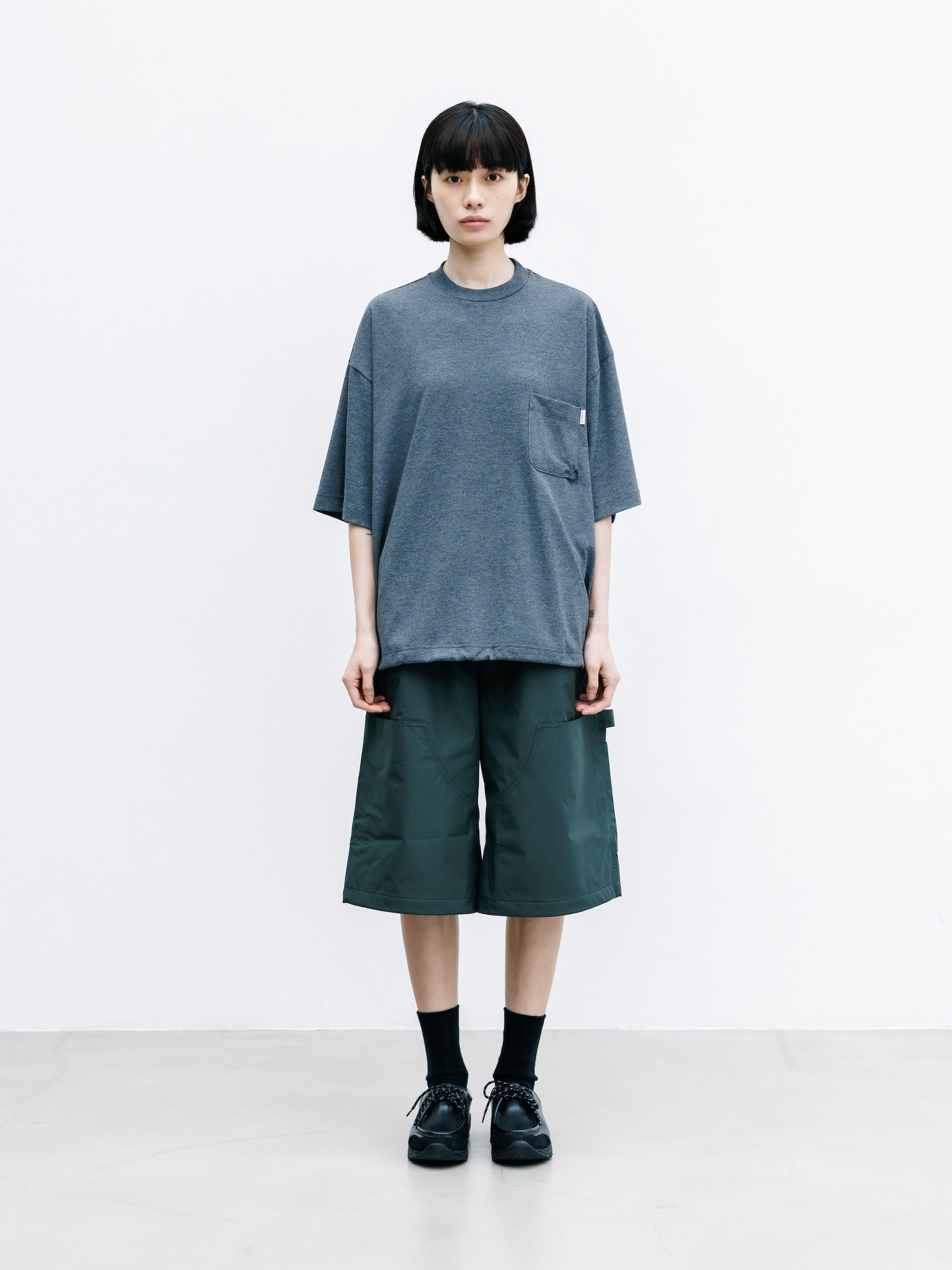 【7.22 WED 20:00- IN STOCK】+phenix WINDSTOPPER® by GORE-TEX LABS CITY DOUBLE KNEE WORKER HALF PANTS (ASPHALT GRAY)