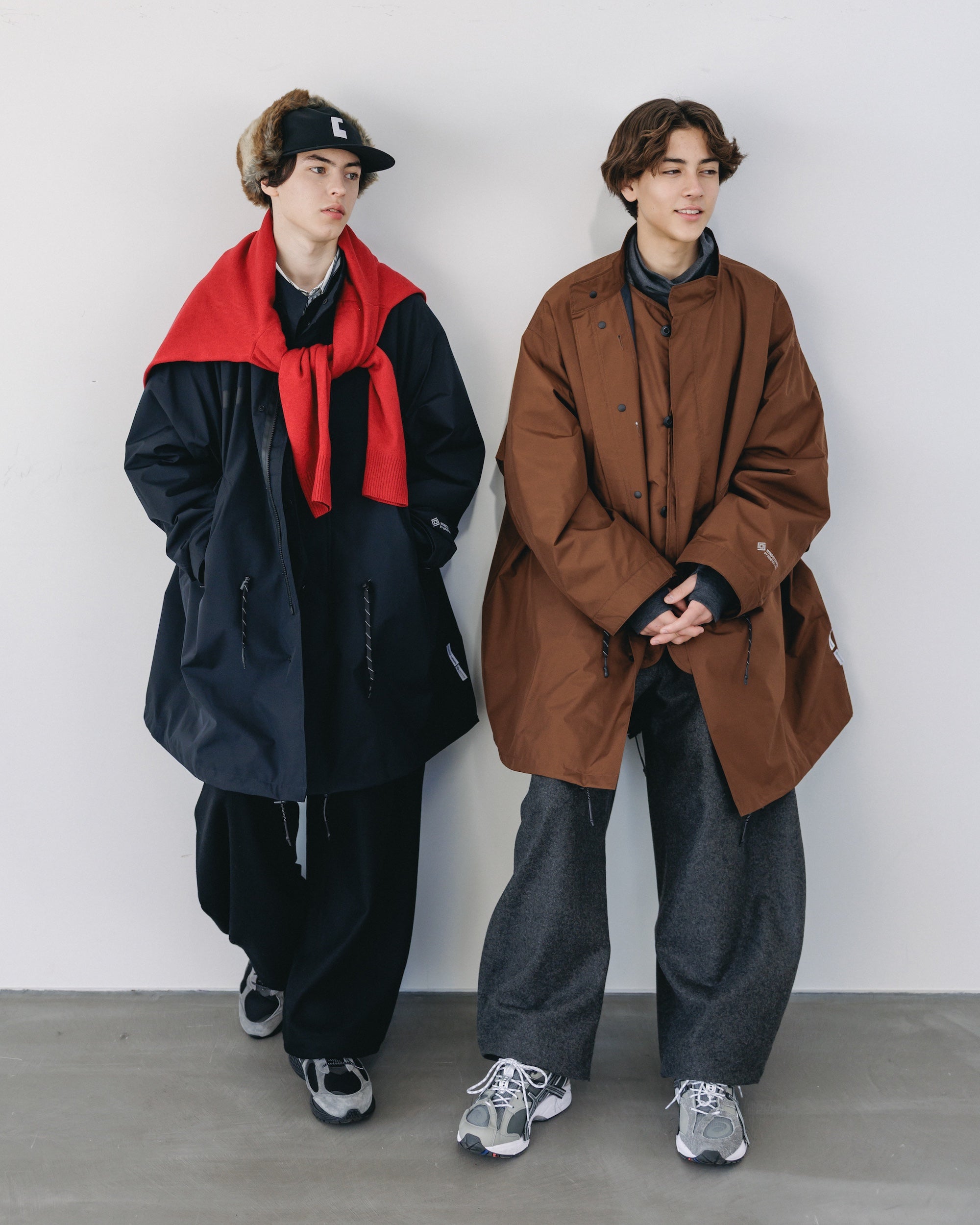 +phenix WINDSTOPPER® by GORE-TEX LABS CITY FISHTAIL PARKA WITH LINER JACKET (BLACK)