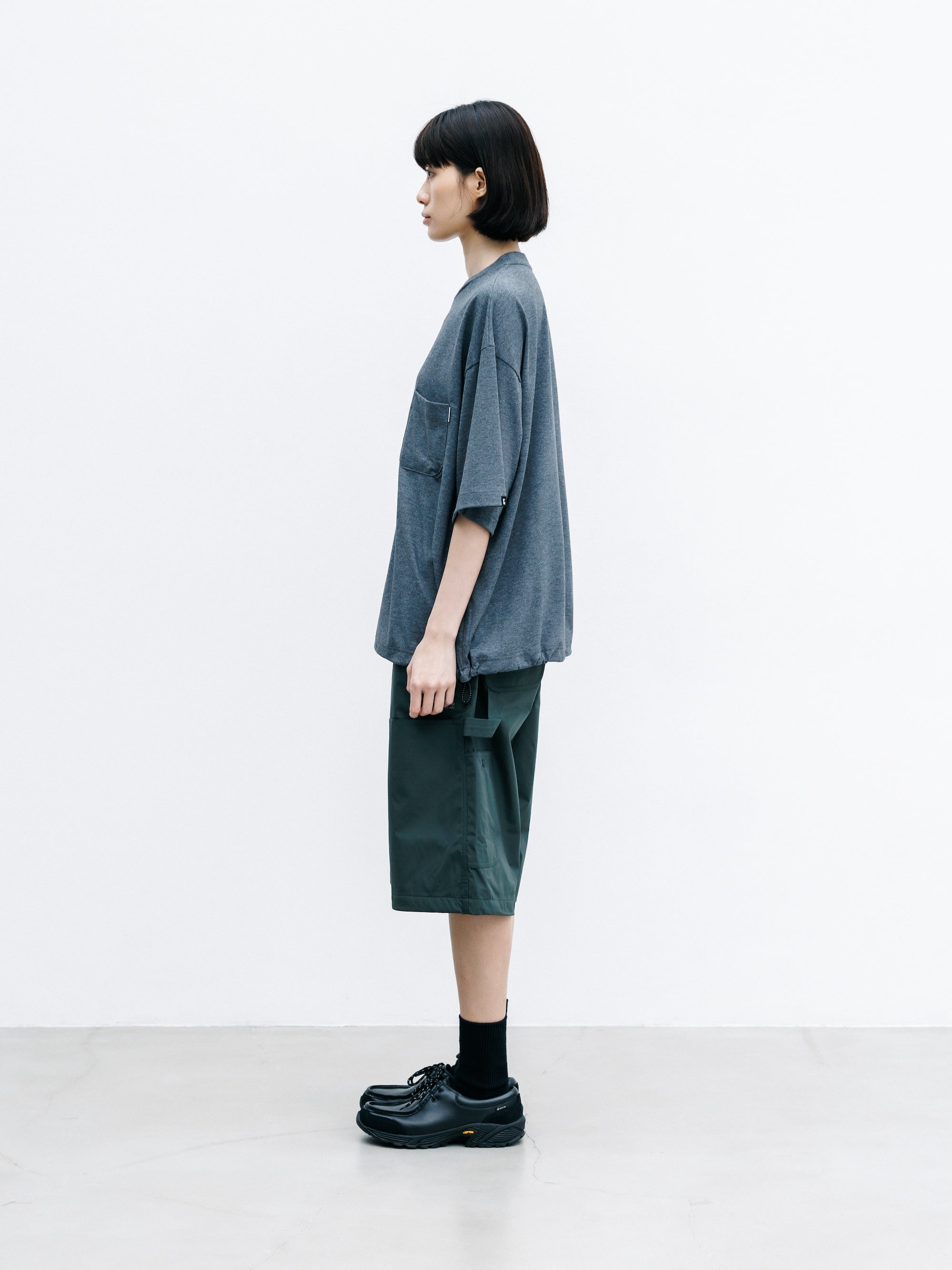 【7.22 WED 20:00- IN STOCK】+phenix WINDSTOPPER® by GORE-TEX LABS CITY DOUBLE KNEE WORKER HALF PANTS (ASPHALT GRAY)