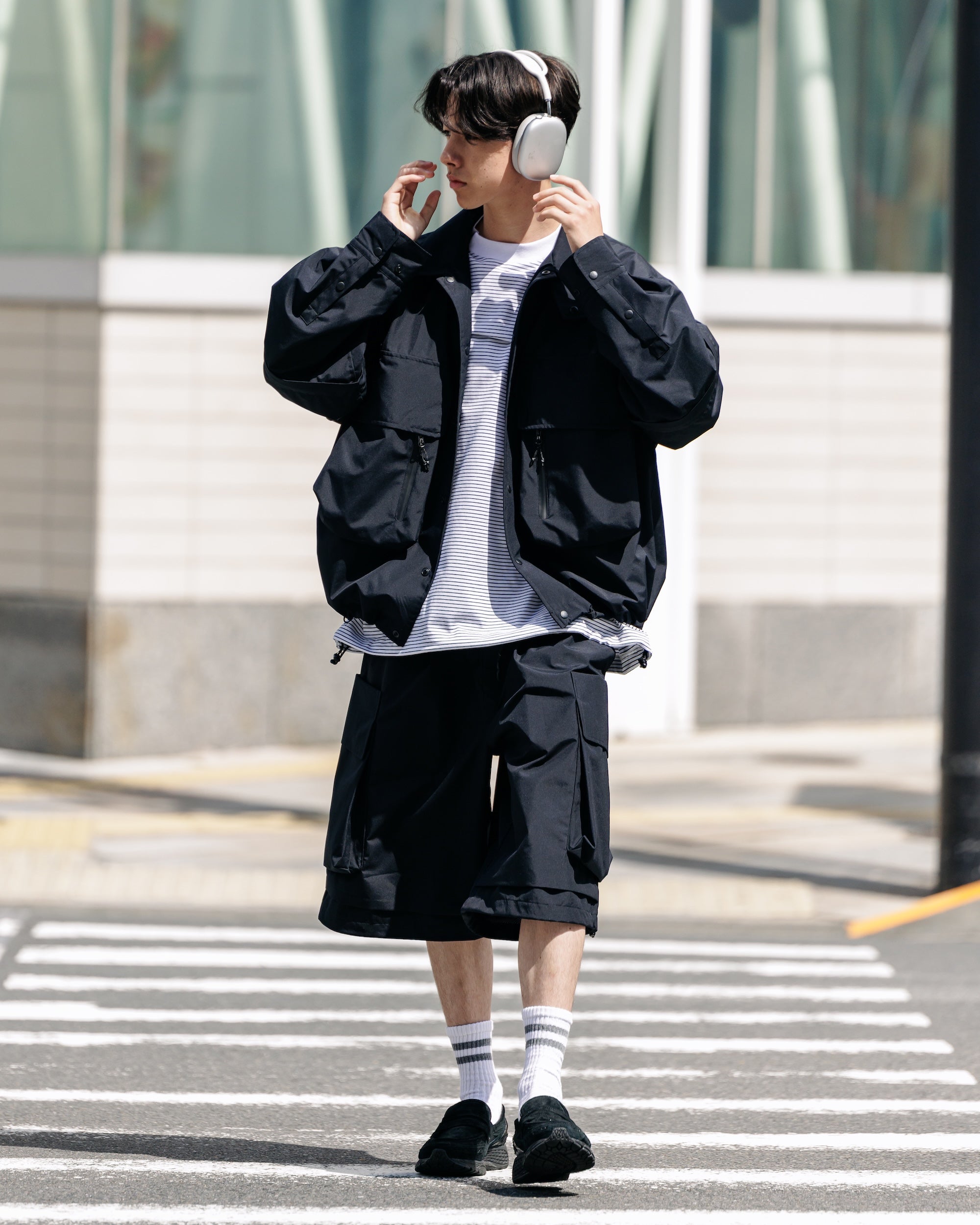 +phenix WINDSTOPPER® by GORE-TEX LABS CITY MILITARY HALF PANTS 001 (BLACK)