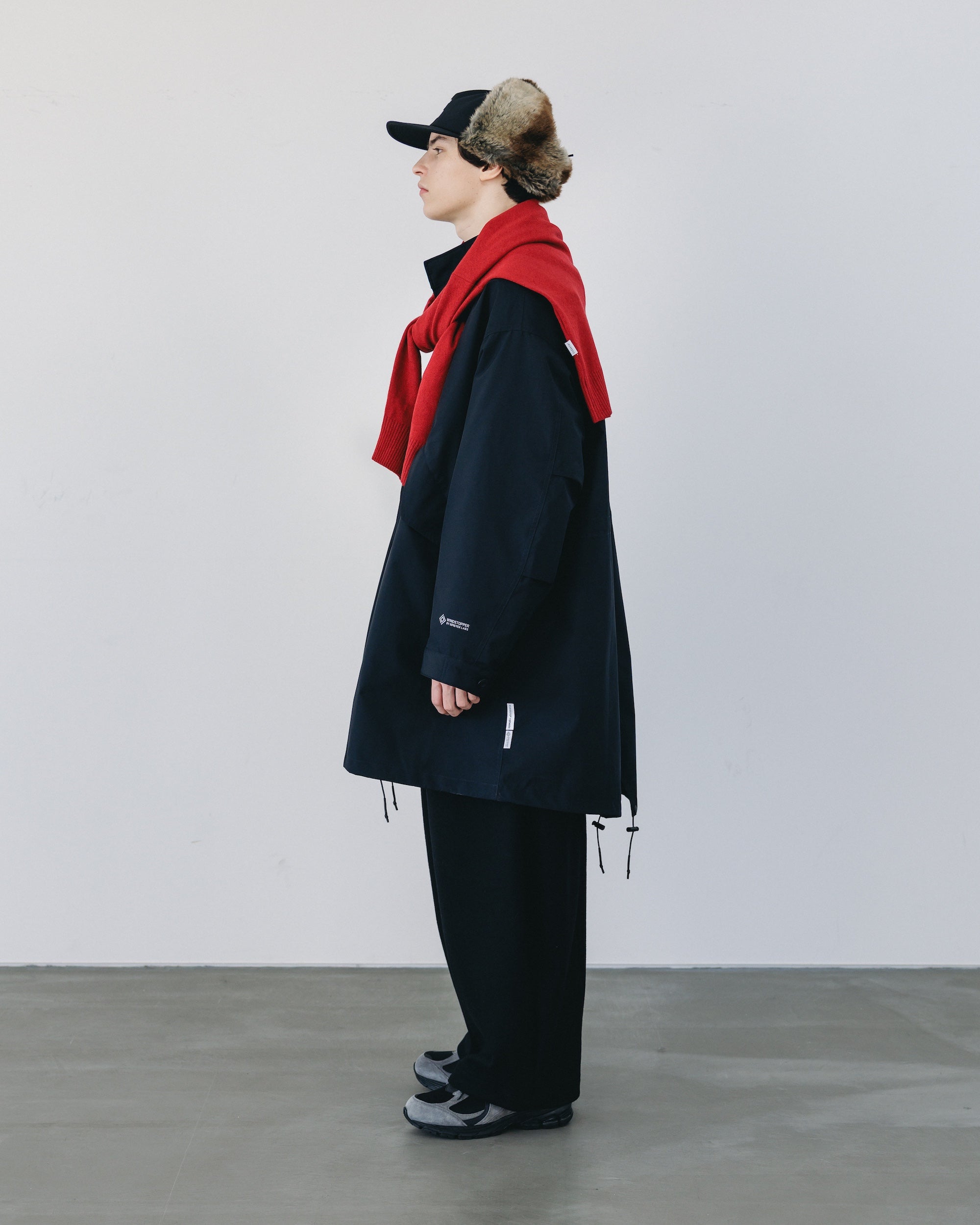 +phenix WINDSTOPPER® by GORE-TEX LABS CITY FISHTAIL PARKA WITH LINER JACKET (BLACK)