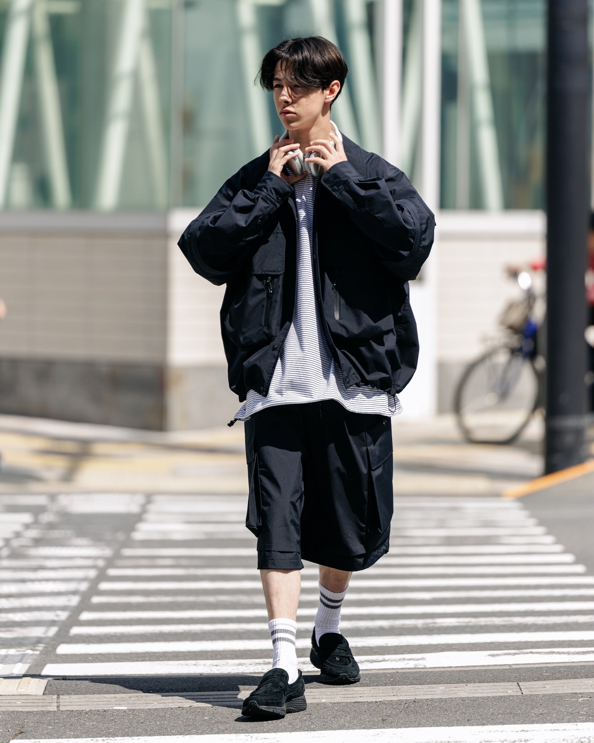 +phenix WINDSTOPPER® by GORE-TEX LABS CITY MILITARY HALF PANTS 001 (BLACK)