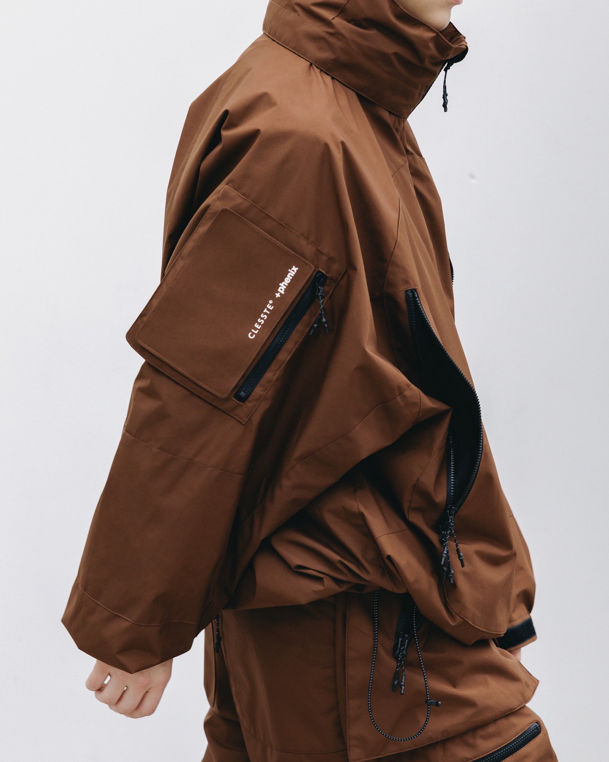 +phenix WINDSTOPPER® by GORE-TEX LABS CITY MILITARY JACKET (CHOCOLATE BROWN)