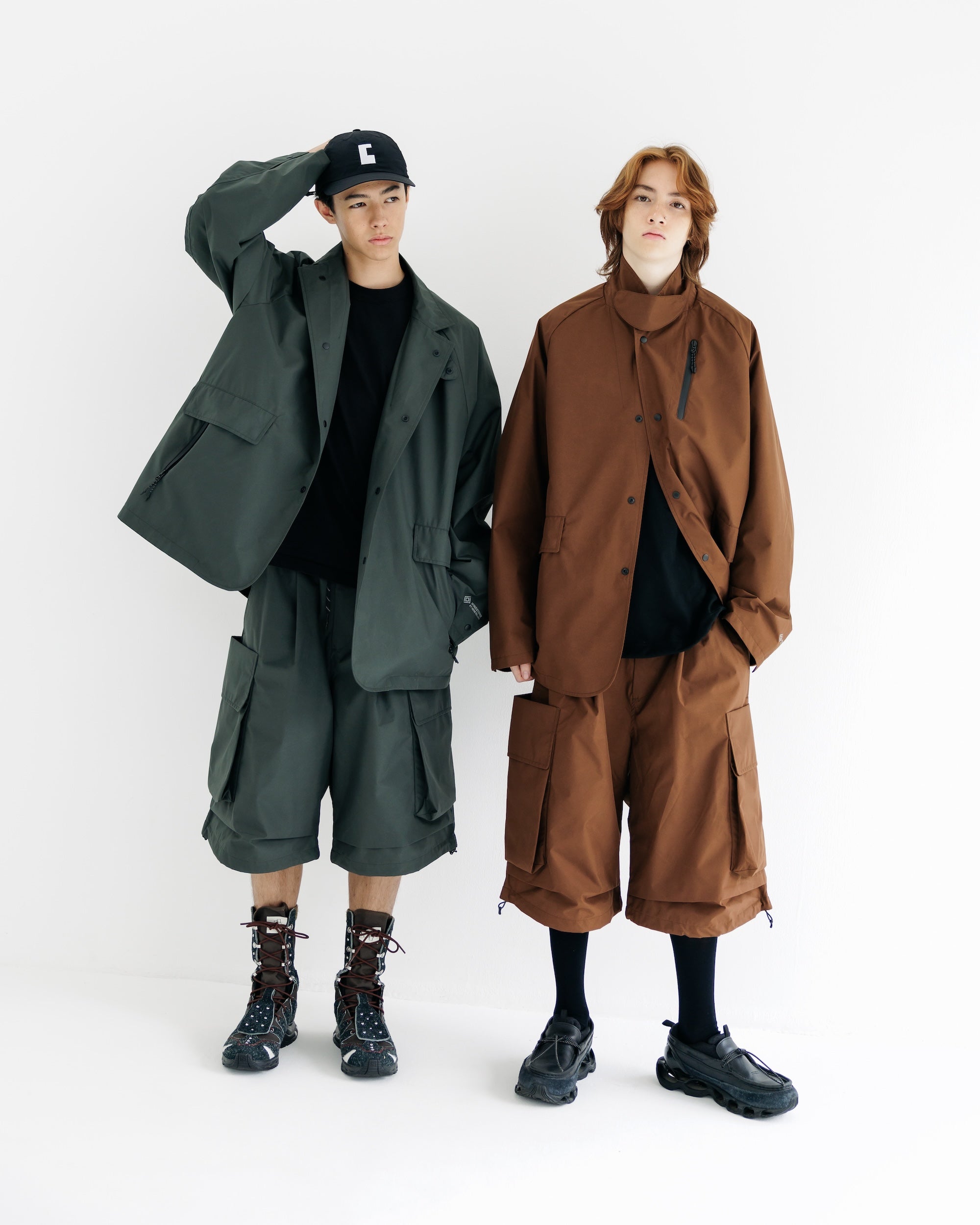 【9.3 WED 20:00- IN STOCK】+phenix WINDSTOPPER® by GORE-TEX LABS ACTIVE CITY STORAGE JACKET (ASPHALT GRAY)