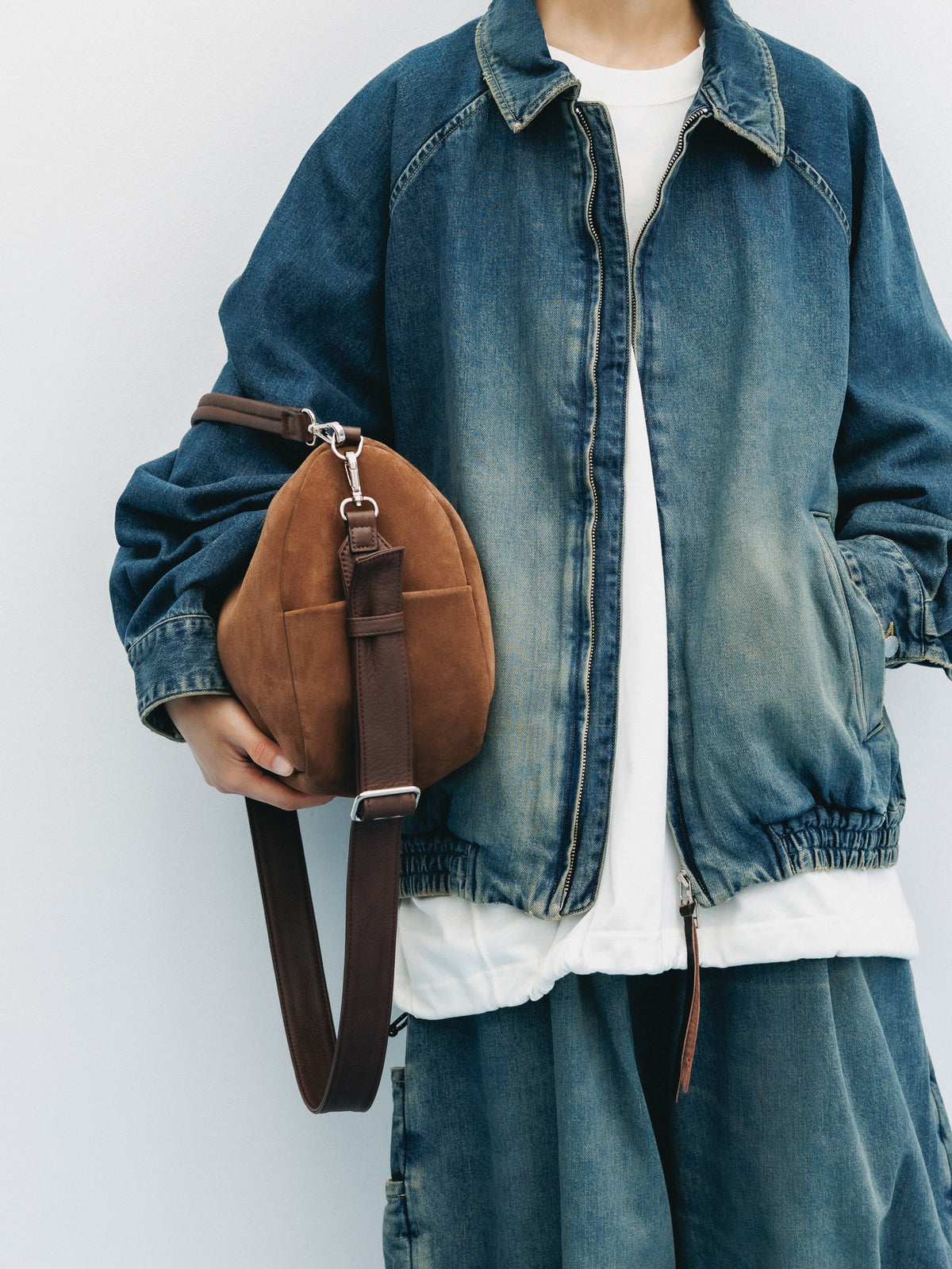 VINTAGE DYED SELVEDGE DENIM CITY UTILITY JACKET (VINTAGE INDIGO)