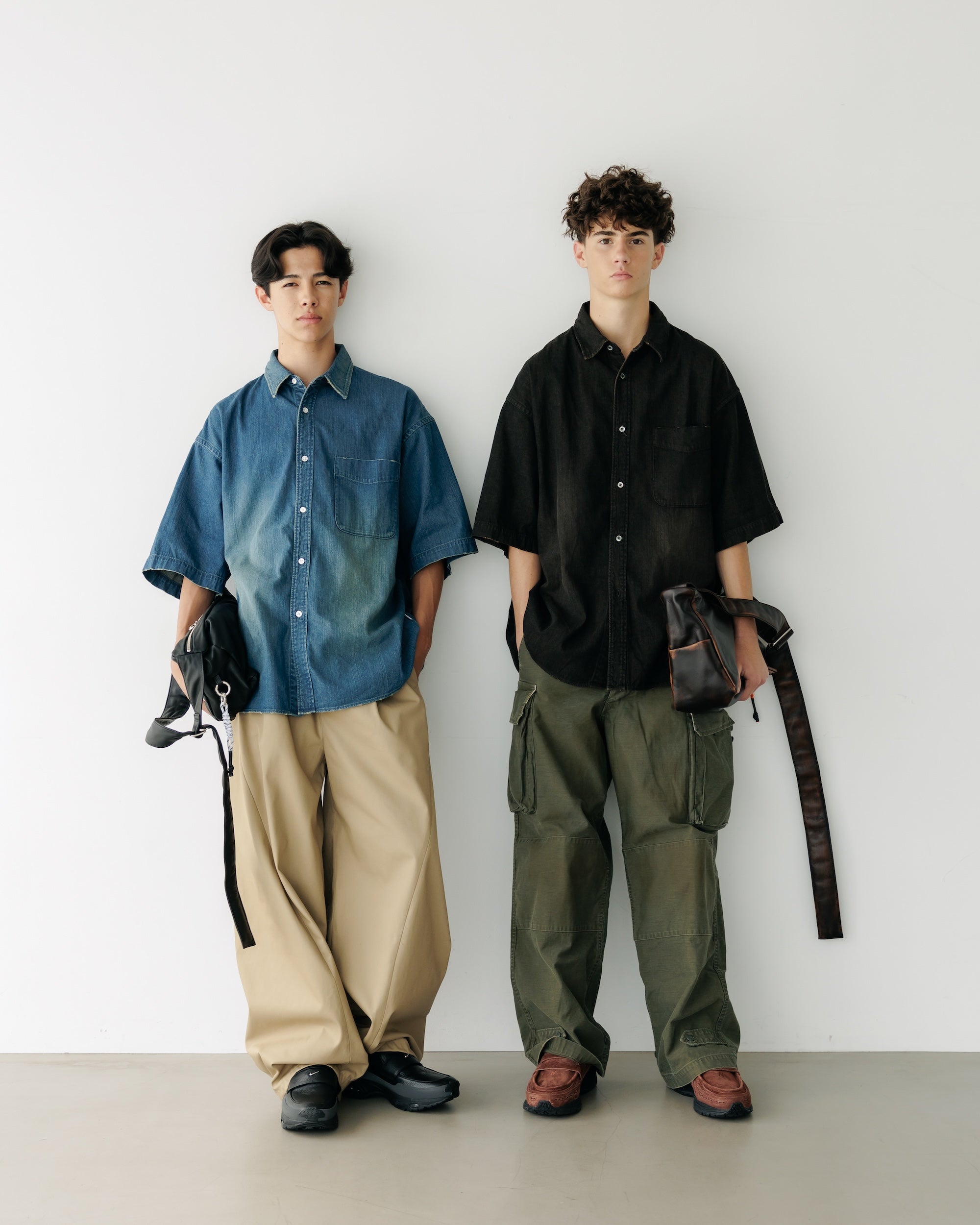 VINTAGE DYED DENIM CLASSIC CITY S/S SHIRT (VINTAGE INDIGO)