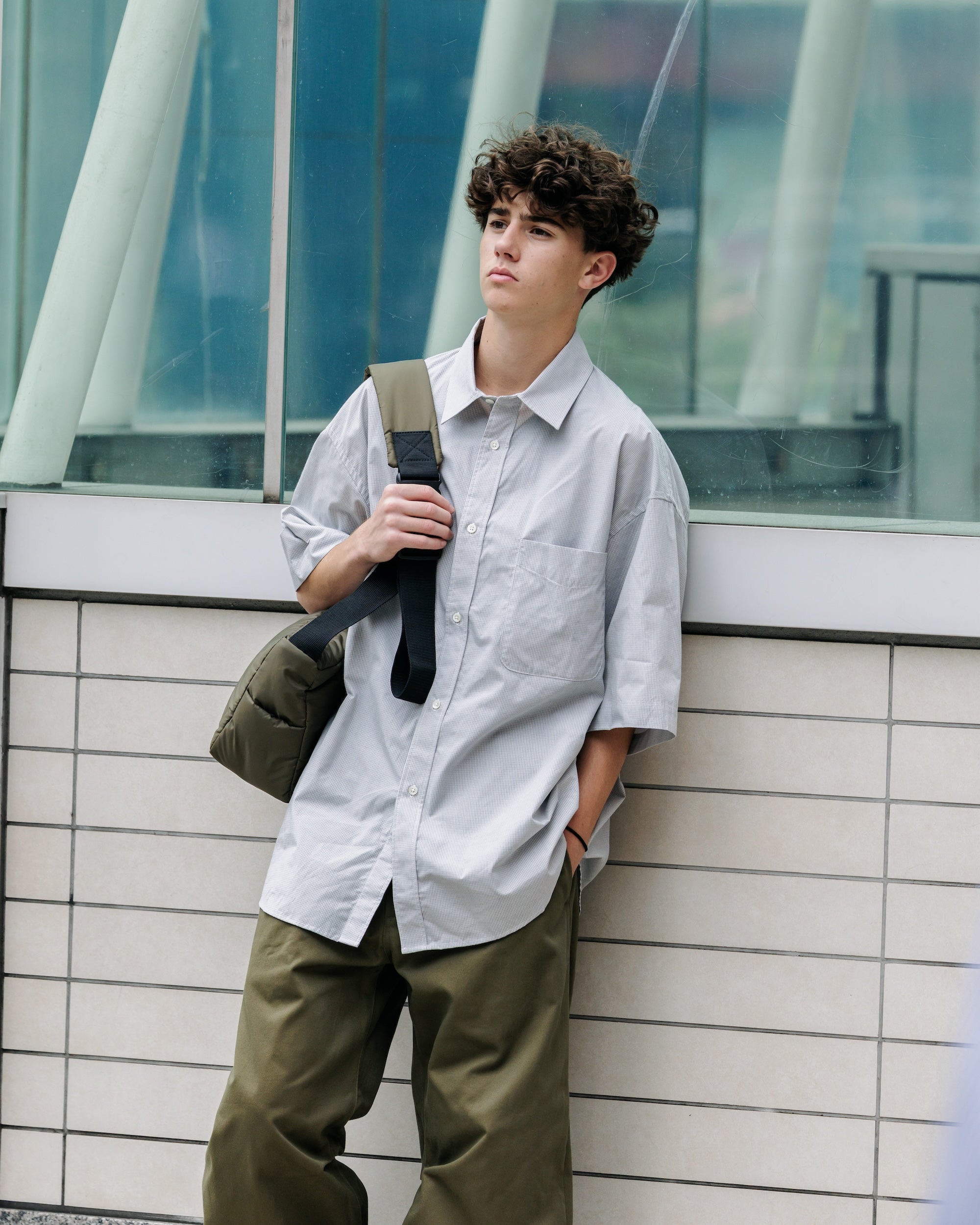 【6.11 WED 20:00- IN STOCK】MINI PLAID CLASSIC CITY S/S SHIRT