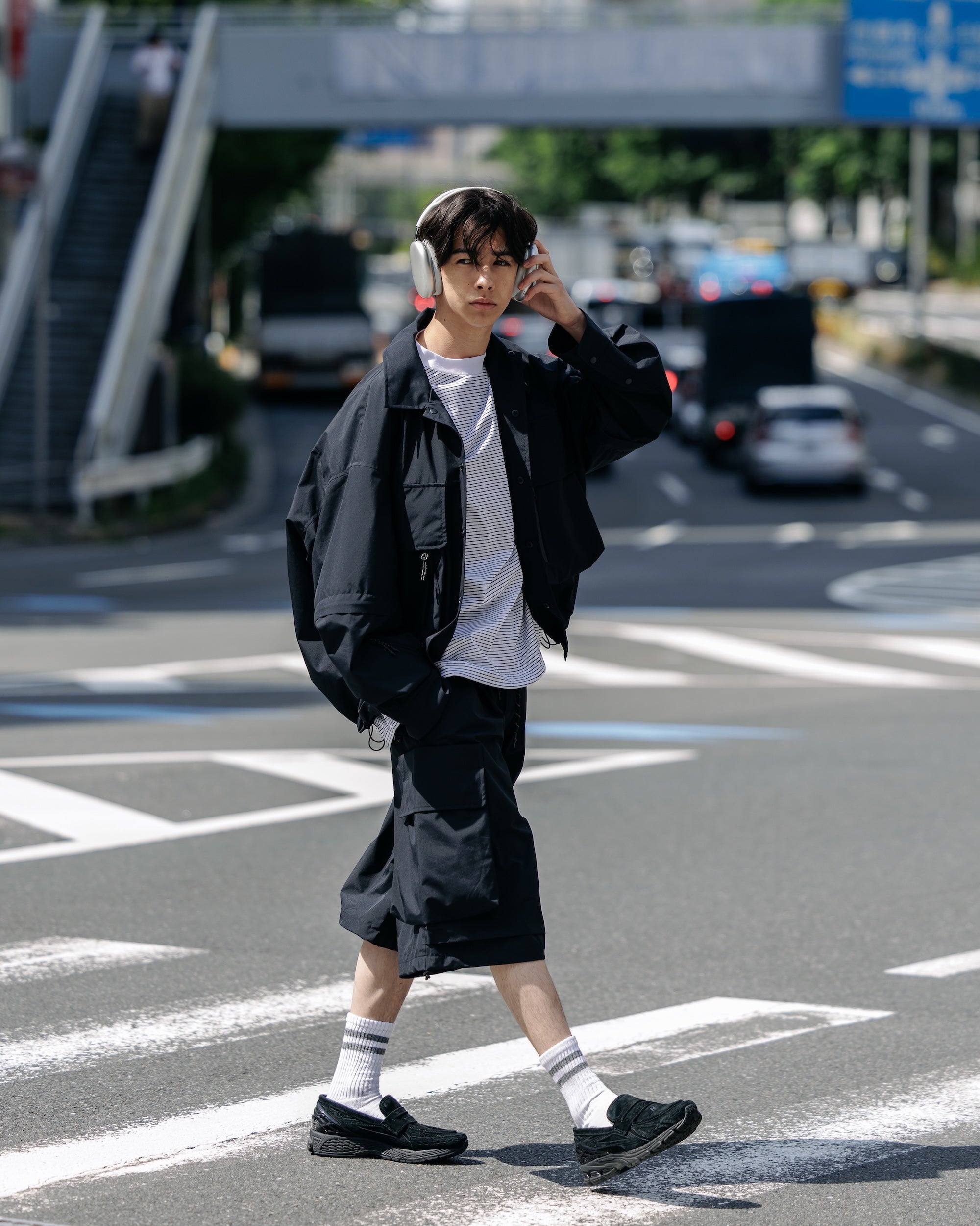 +phenix WINDSTOPPER® by GORE-TEX LABS CITY MILITARY HALF PANTS 001 (BLACK)