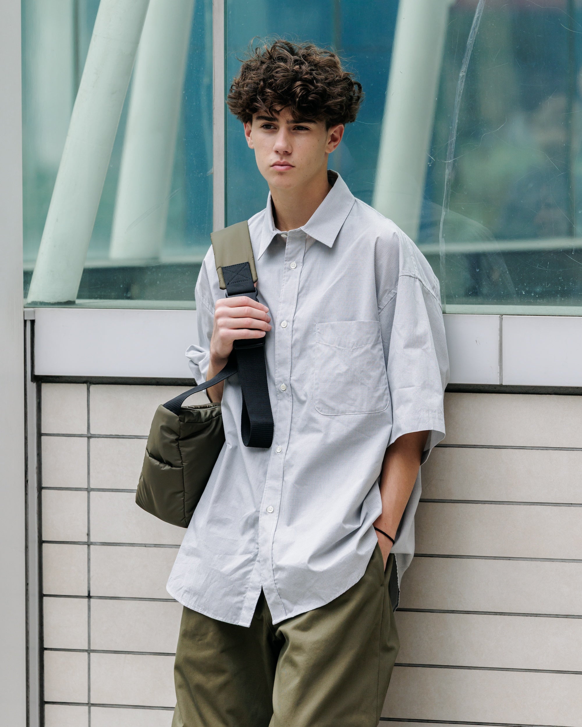 【6.11 WED 20:00- IN STOCK】MINI PLAID CLASSIC CITY S/S SHIRT