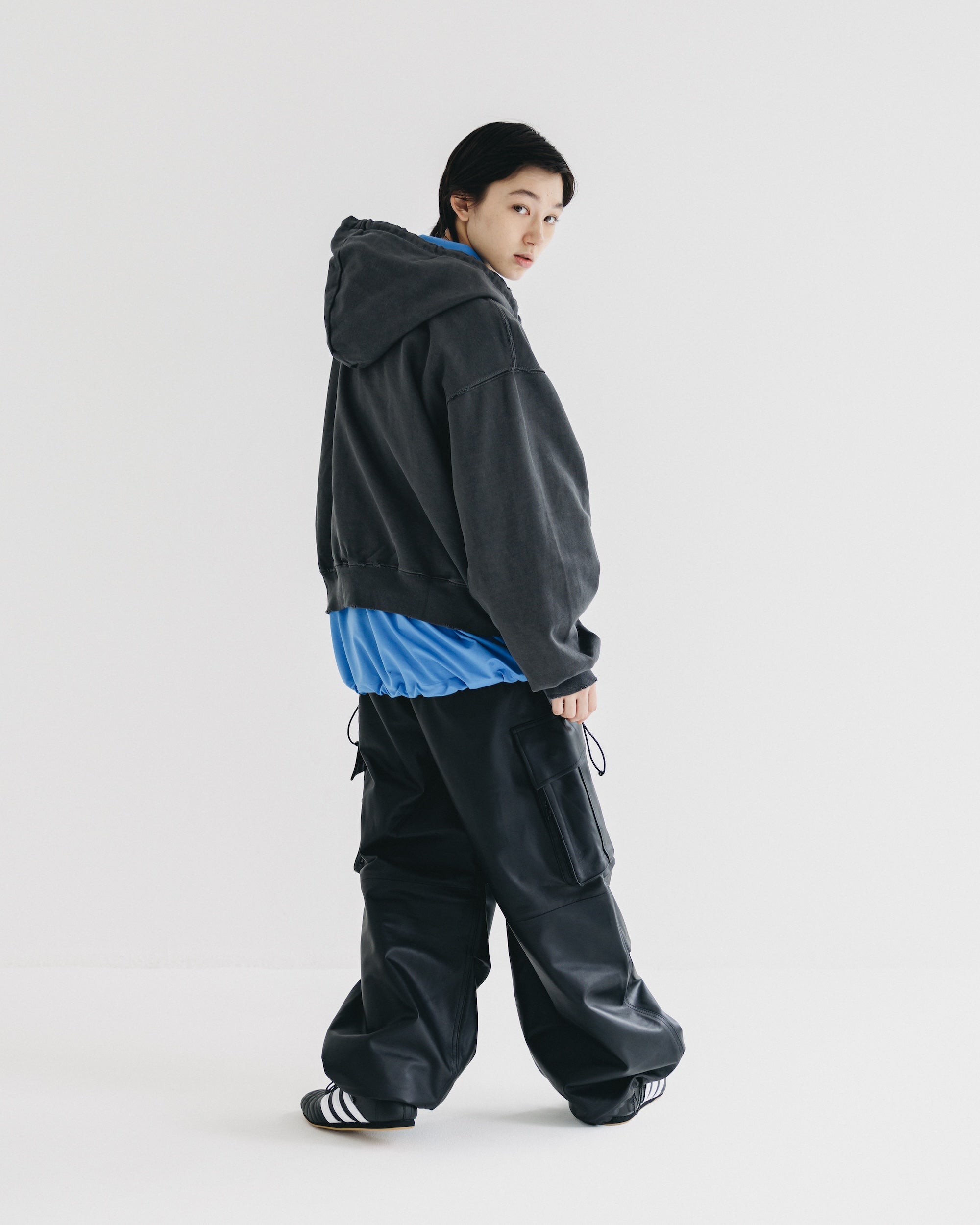 【9.27 SAT 20:00- IN STOCK】46G KNIT EVERYDAY PULLOVER L/S SHIRT (SAX BLUE)