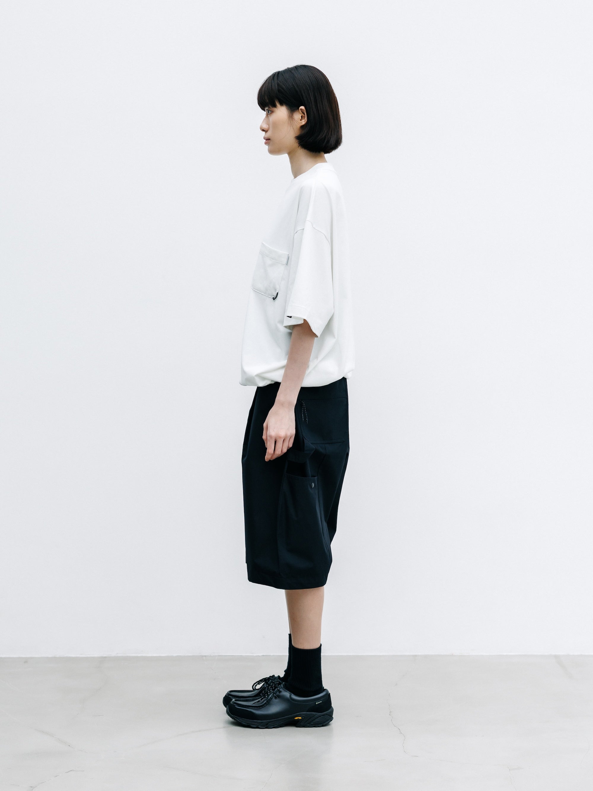 【7.25 SAT 20:00- IN STOCK】+phenix WINDSTOPPER® by GORE-TEX LABS CITY MASSIVE UTILITY HALF PANTS (BLACK)