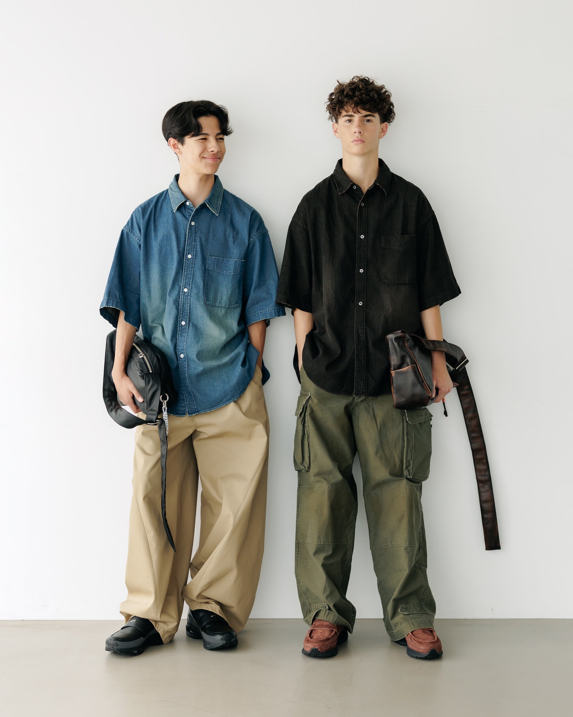 VINTAGE DYED DENIM CLASSIC CITY S/S SHIRT (VINTAGE INDIGO)