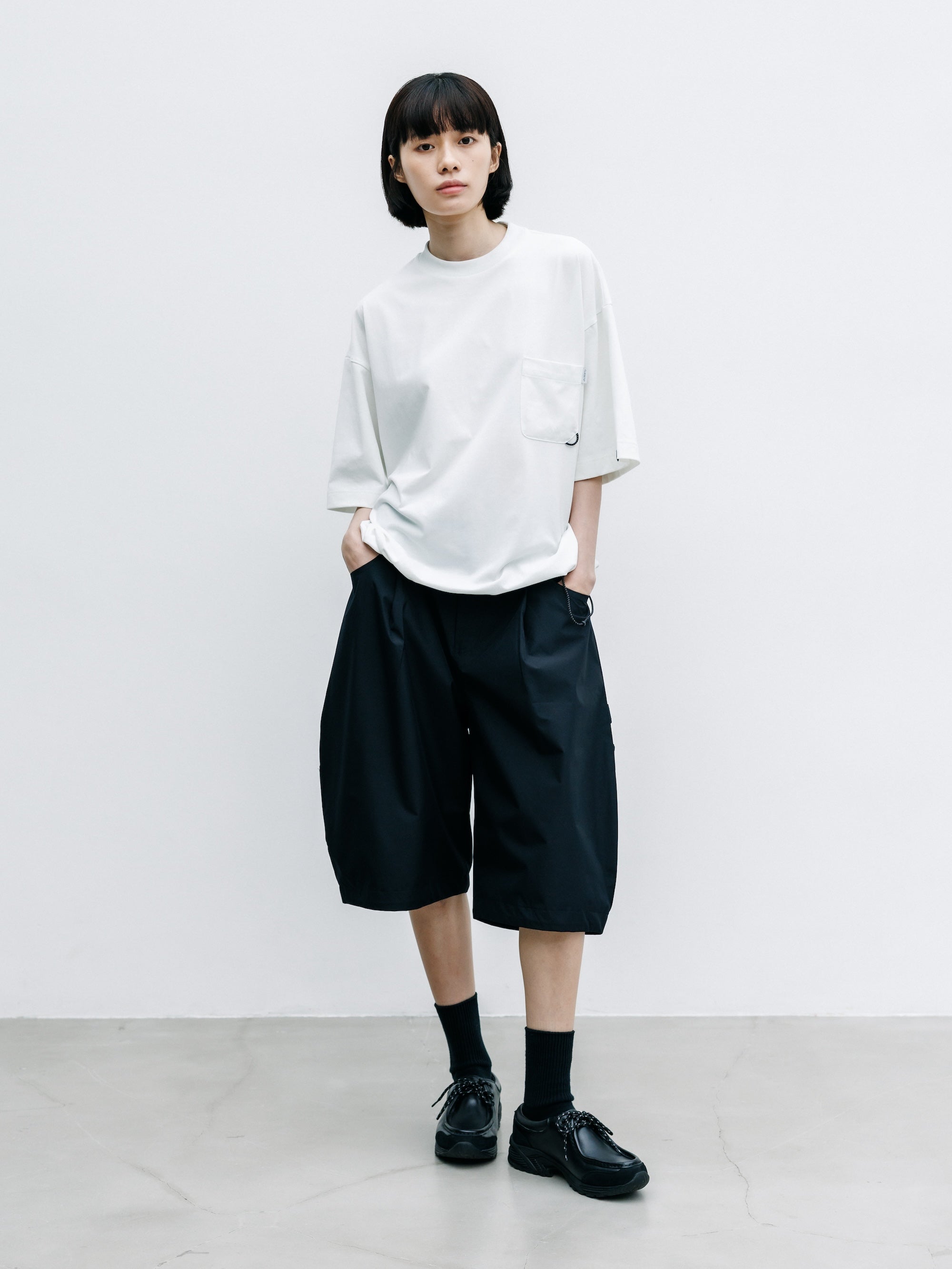 【7.22 WED 20:00- IN STOCK】TECH POCKET S/S T-SHIRT (WHITE)
