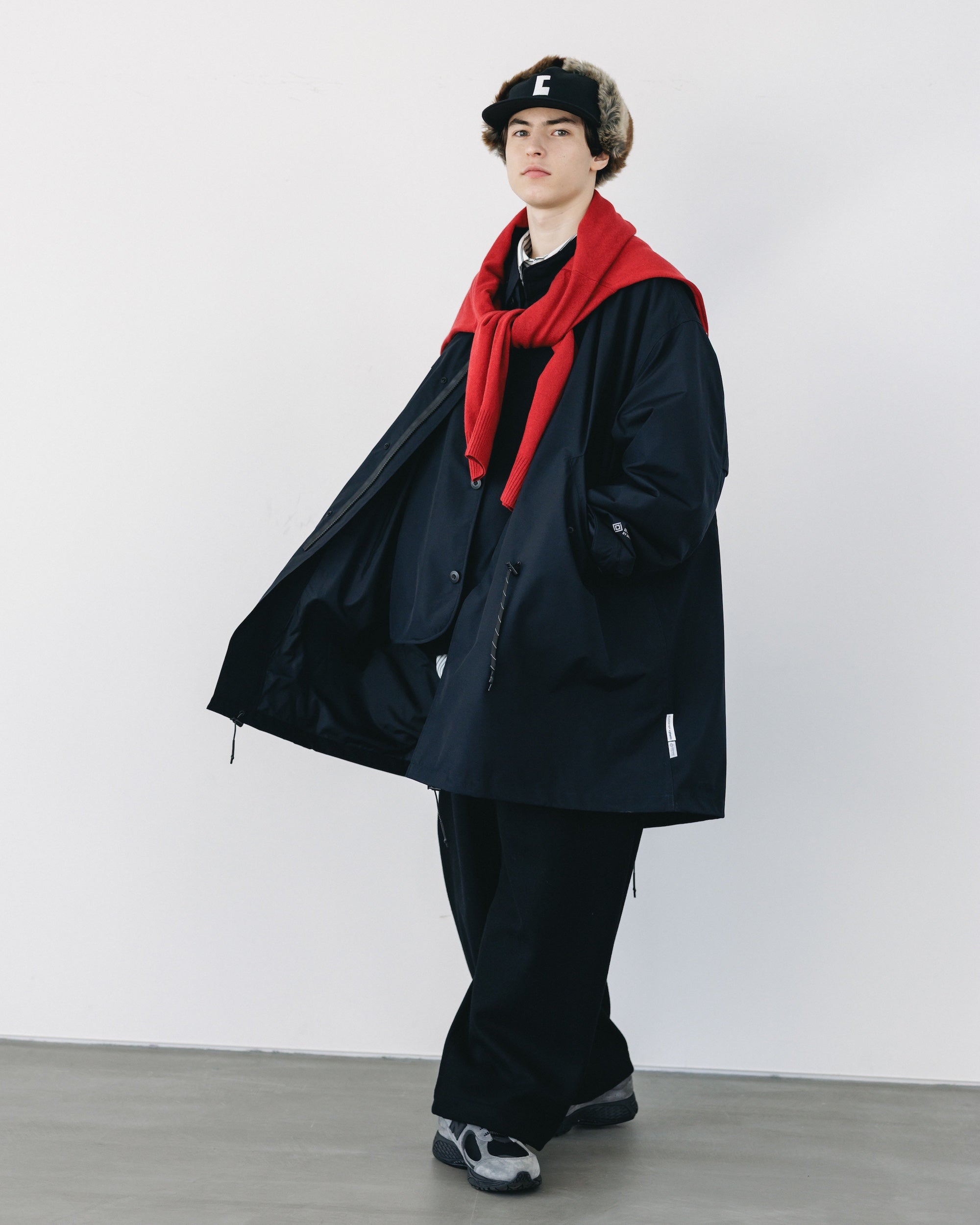 +phenix WINDSTOPPER® by GORE-TEX LABS CITY FISHTAIL PARKA WITH LINER JACKET (BLACK)