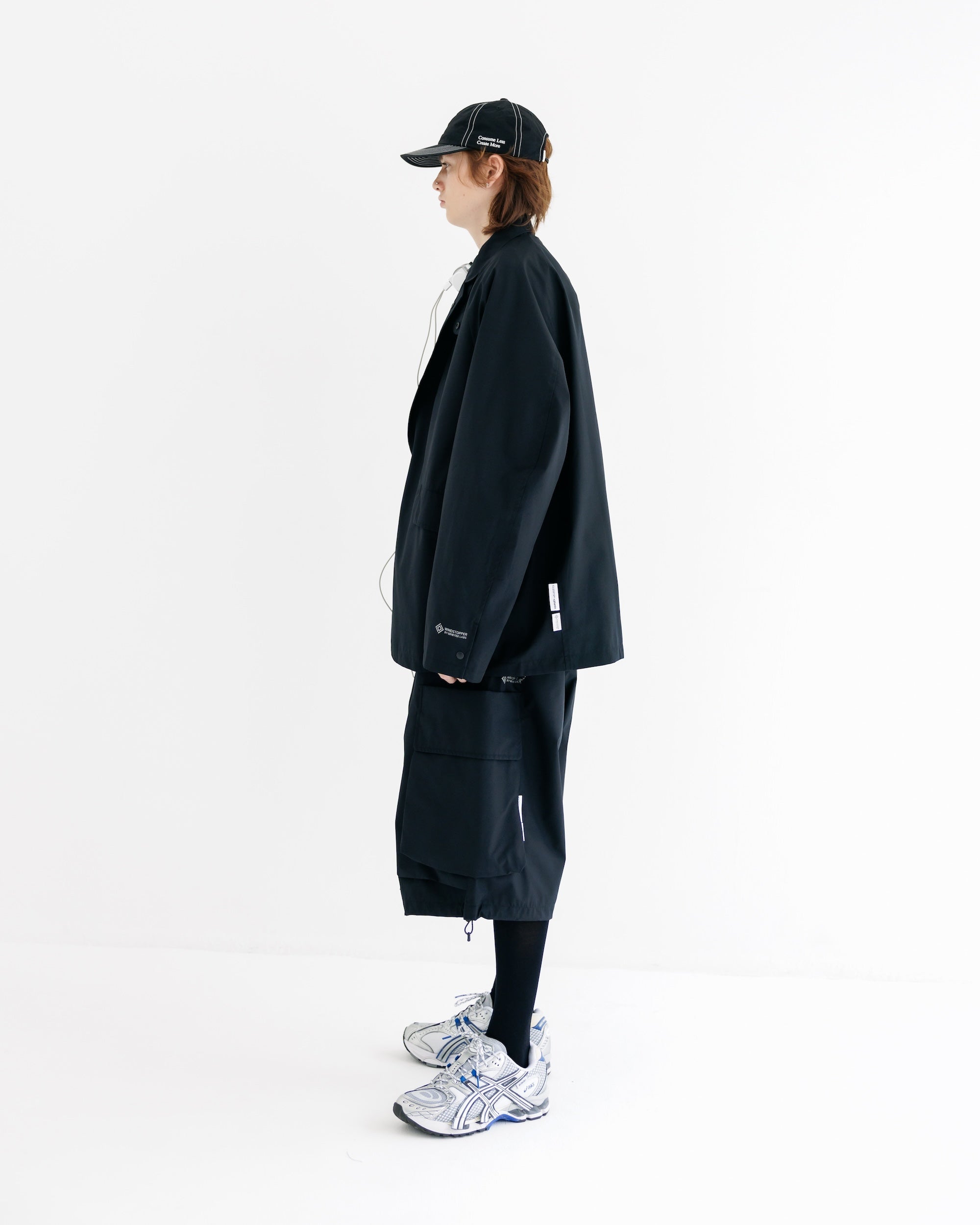 +phenix WINDSTOPPER® by GORE-TEX LABS CITY MILITARY HALF PANTS 001 (BLACK)