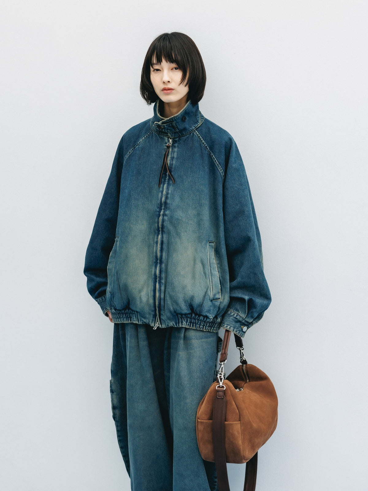VINTAGE DYED SELVEDGE DENIM CITY UTILITY JACKET (VINTAGE INDIGO)